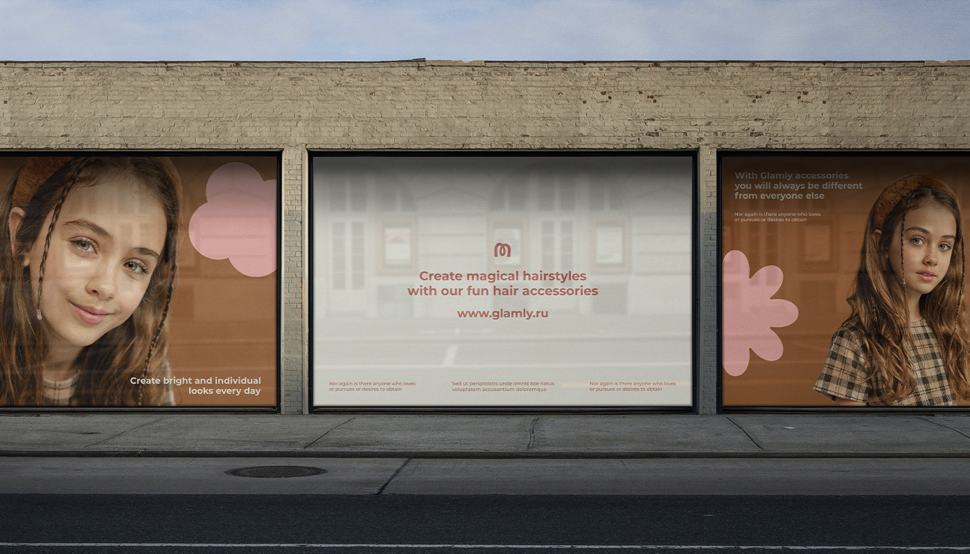 Glamly Children's Accessories Brand Identity — Изображение №2 — Брендинг, Анимация на Dprofile