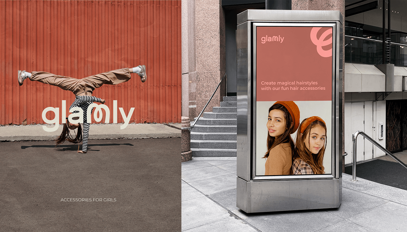 Glamly Children's Accessories Brand Identity — Изображение №4 — Брендинг, Анимация на Dprofile