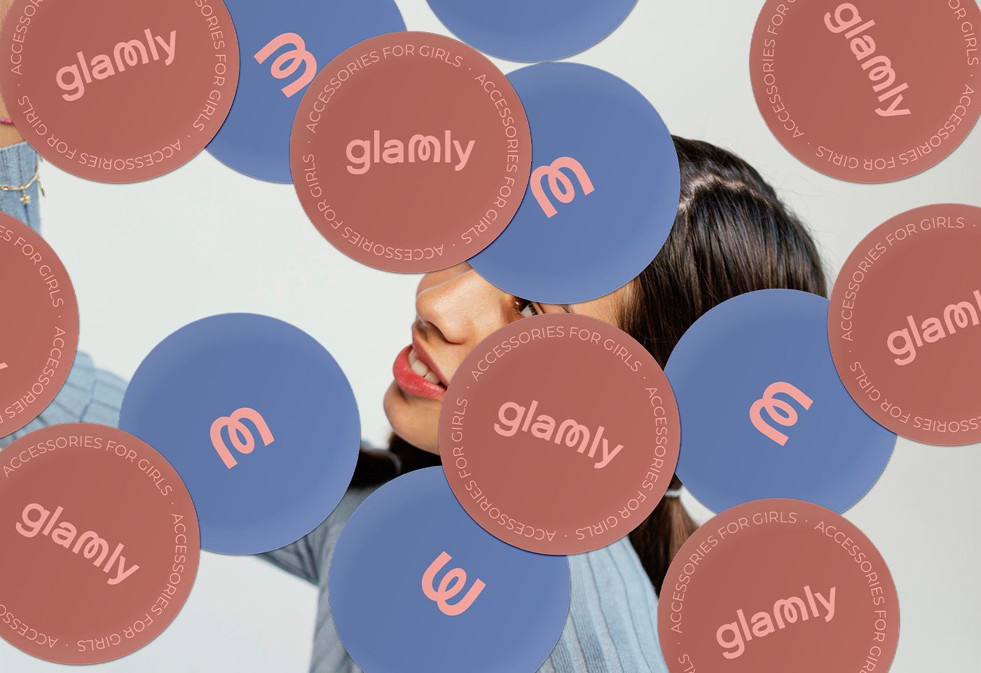 Glamly Children's Accessories Brand Identity — Изображение №5 — Брендинг, Анимация на Dprofile