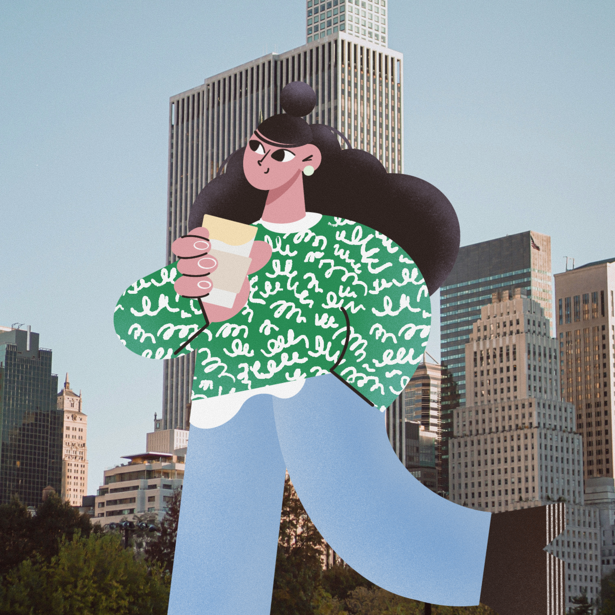 Spring illustrations & Animation GIF — Изображение №4 — Иллюстрация, Анимация на Dprofile