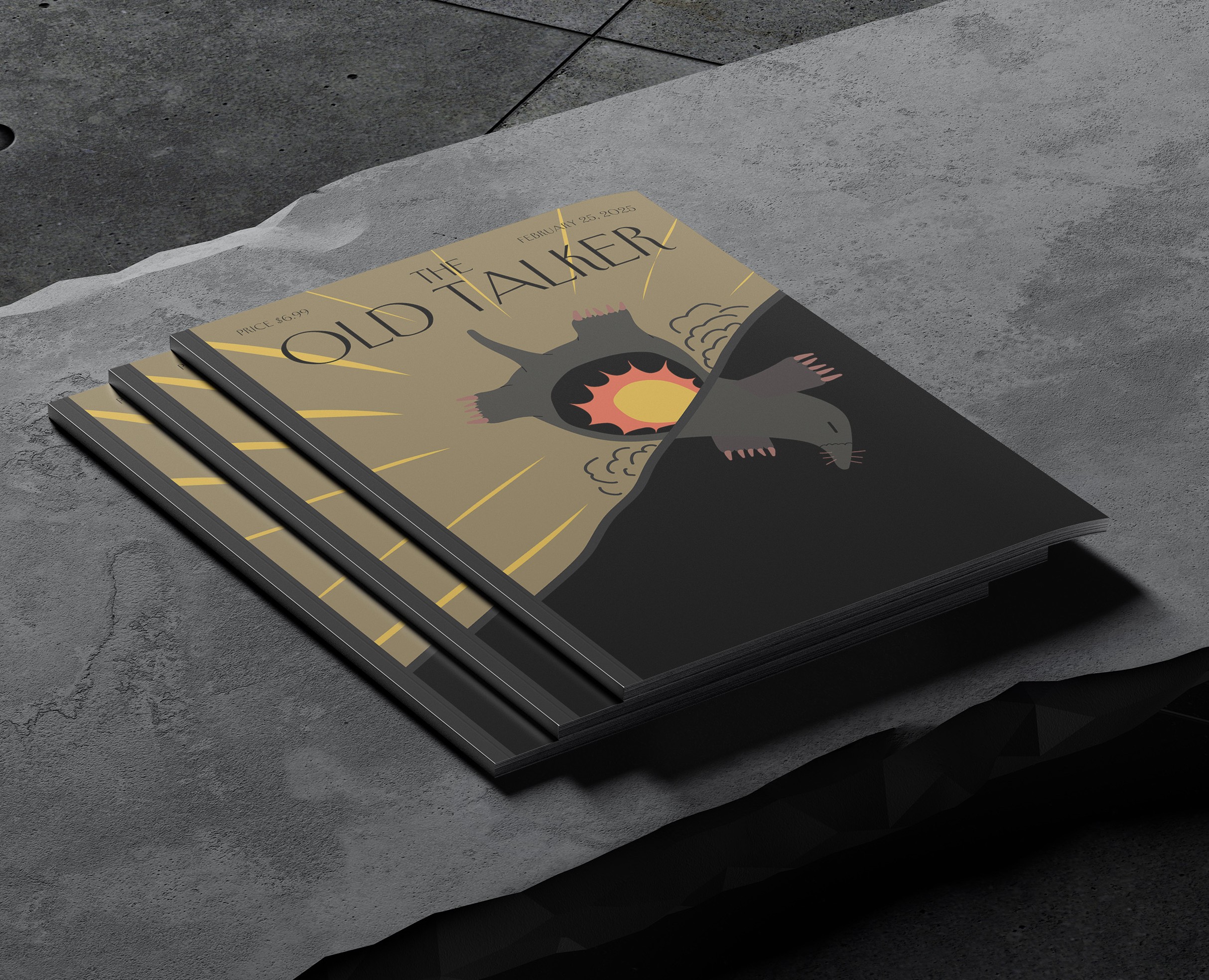 Обложки журнала The Old Talker — Иллюстрация, Графика на Dprofile