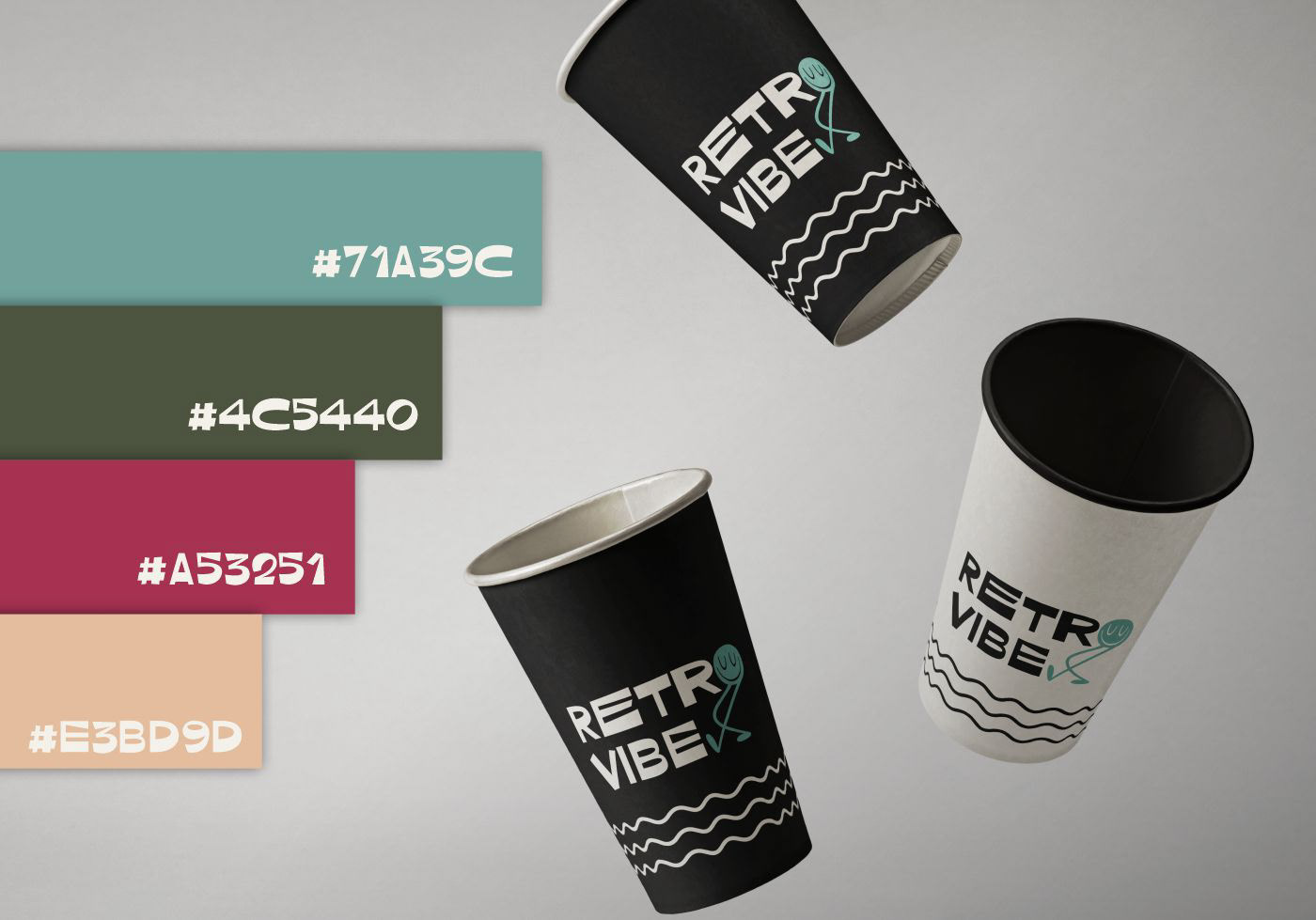 RETRO VIBE | ФИР. СТИЛЬ | BRAND IDENTITY — Изображение №3 — Брендинг на Dprofile