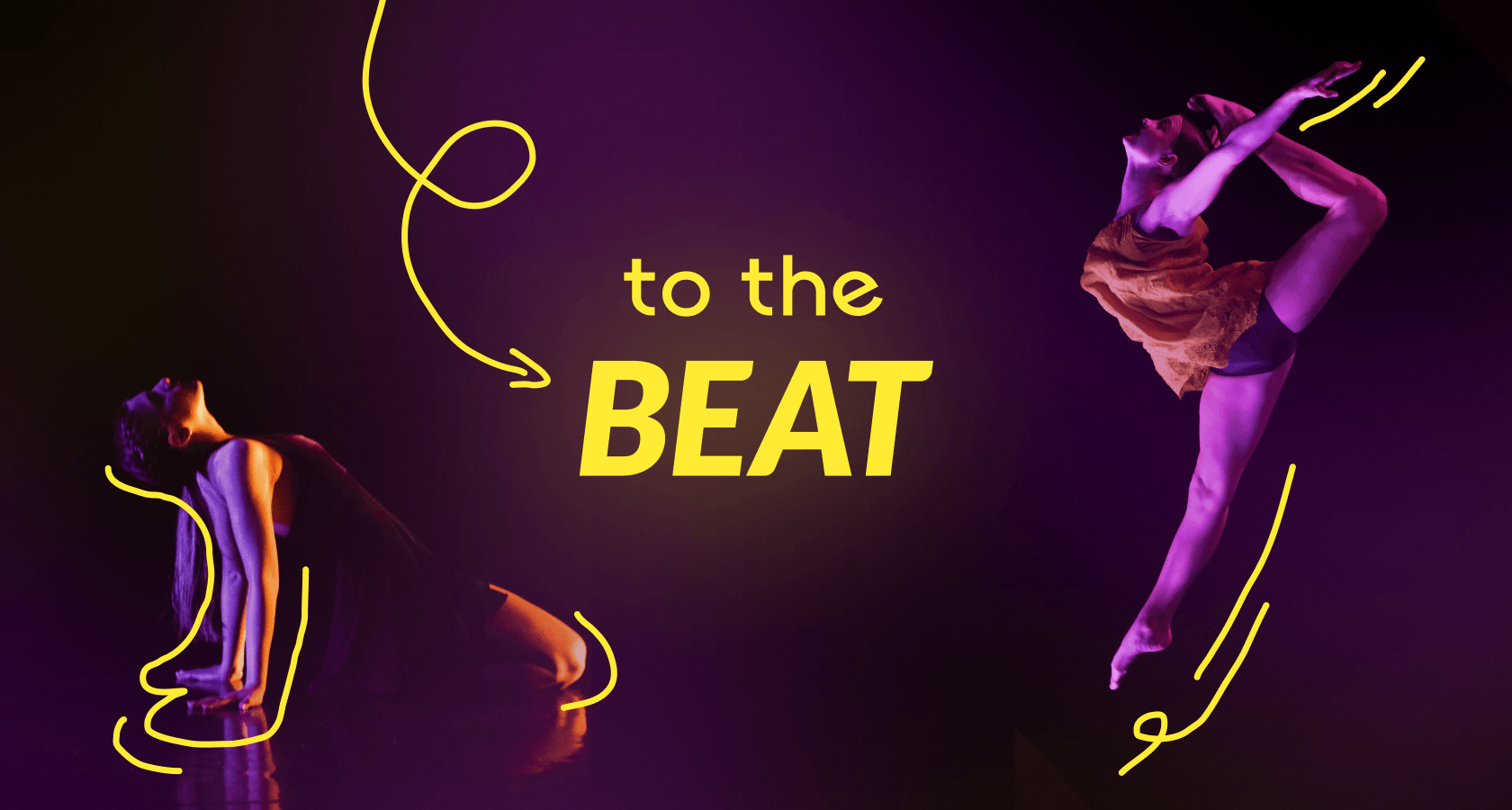 TO THE BEAT Танцевальная платформа / Фирменный стиль — Изображение №1 — Брендинг на Dprofile