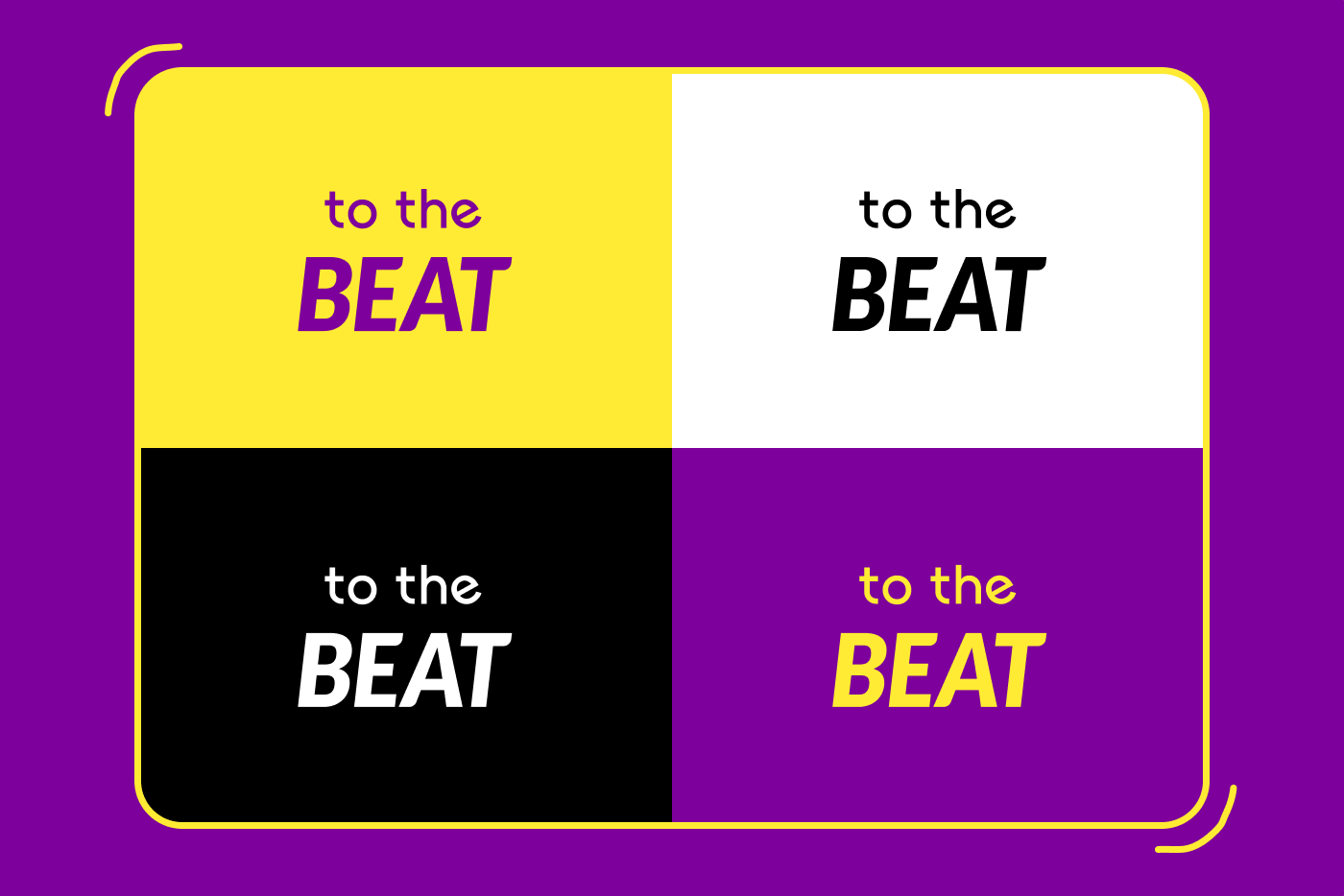 TO THE BEAT Танцевальная платформа / Фирменный стиль — Изображение №2 — Брендинг на Dprofile