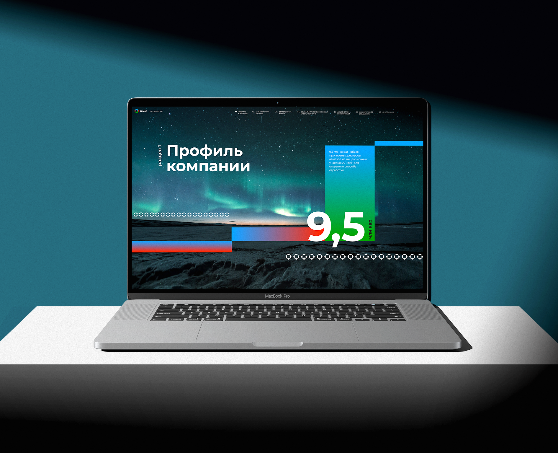 АЛМАР. Годовой отчет — Графика на Dprofile