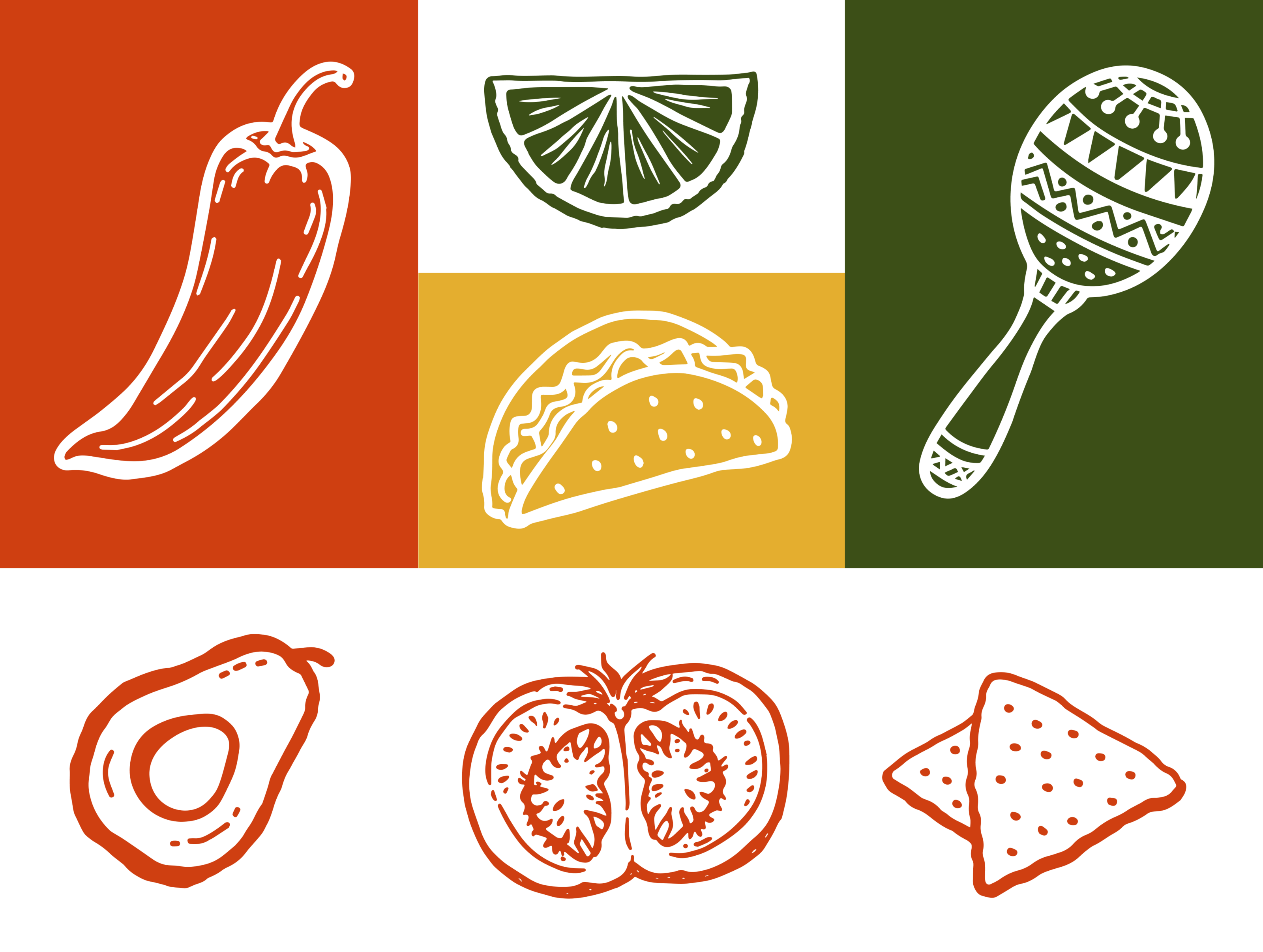 Visual identity and landing page for mexican cafe&bar — Изображение №7 — Интерфейсы на Dprofile