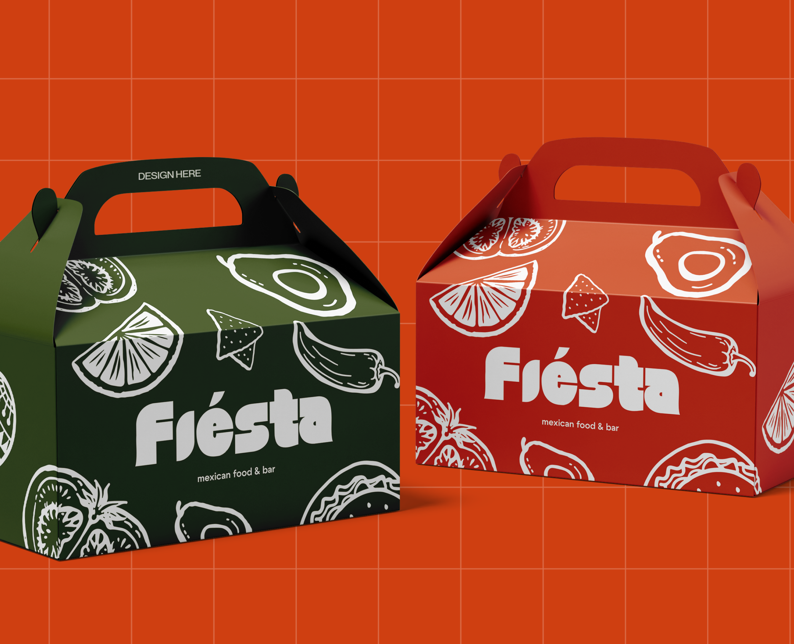 Visual identity and landing page for mexican cafe&bar — Интерфейсы на Dprofile