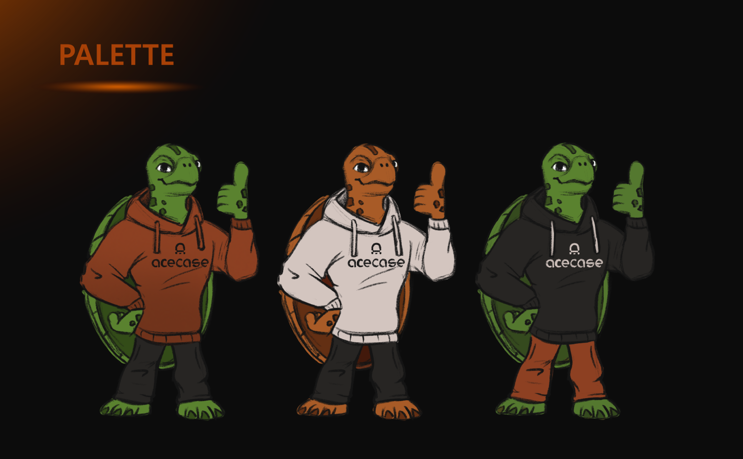 Character design for ACECASE — Изображение №5 — Брендинг, Иллюстрация на Dprofile