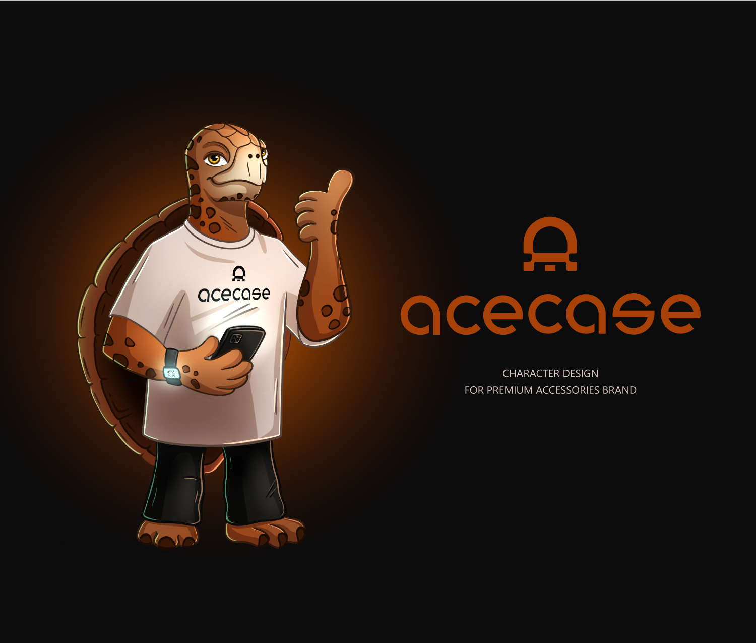 Character design for ACECASE — Изображение №1 — Брендинг, Иллюстрация на Dprofile