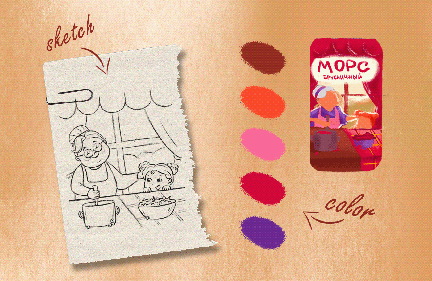 BERRY JUICE PACKAGE FOR BRAND VKUSVILL — Изображение №4 — Брендинг на Dprofile
