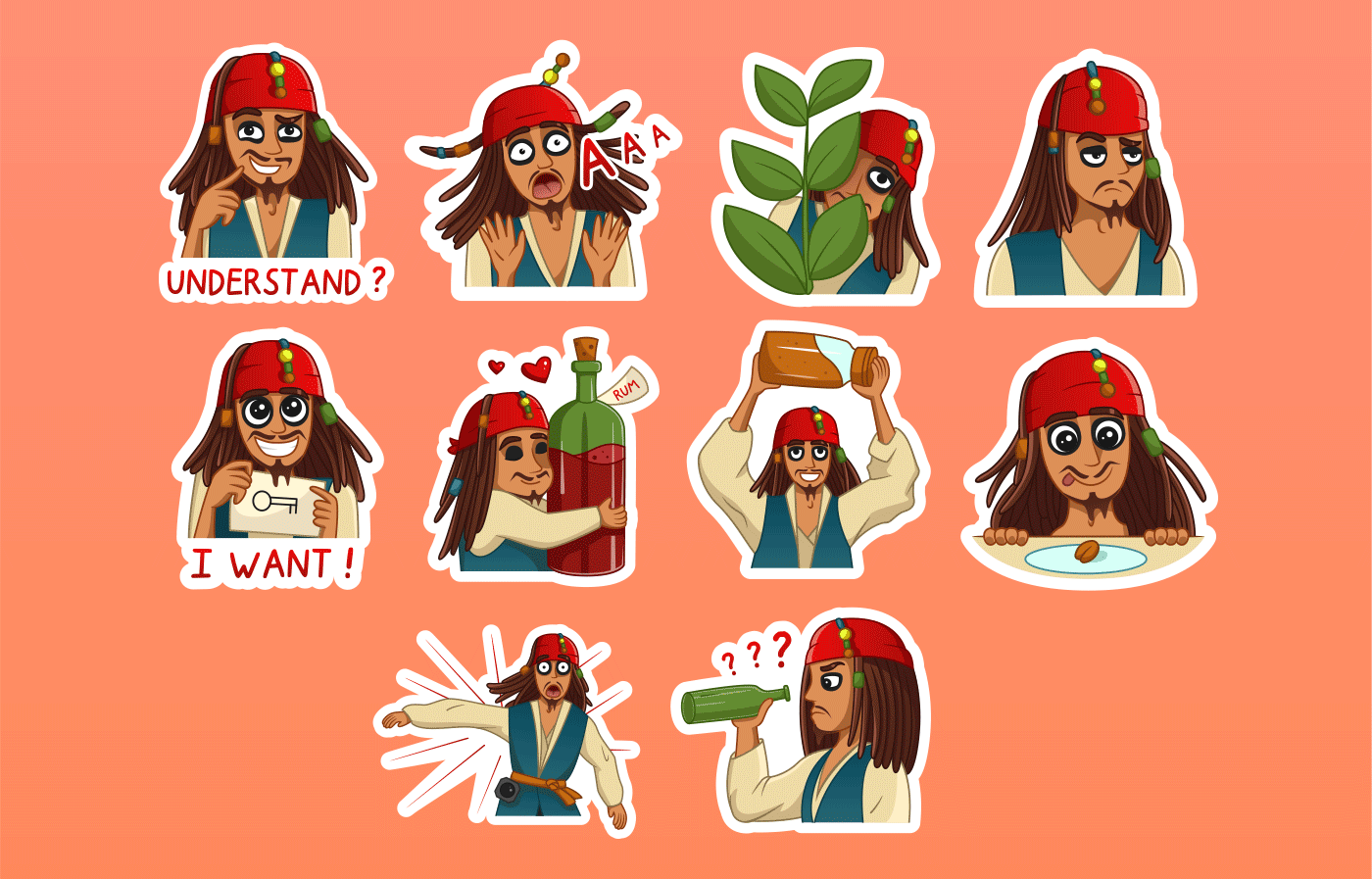 PORTFOLIO ILLUSTRATOR | stickers — Изображение №7 — Брендинг, Иллюстрация на Dprofile