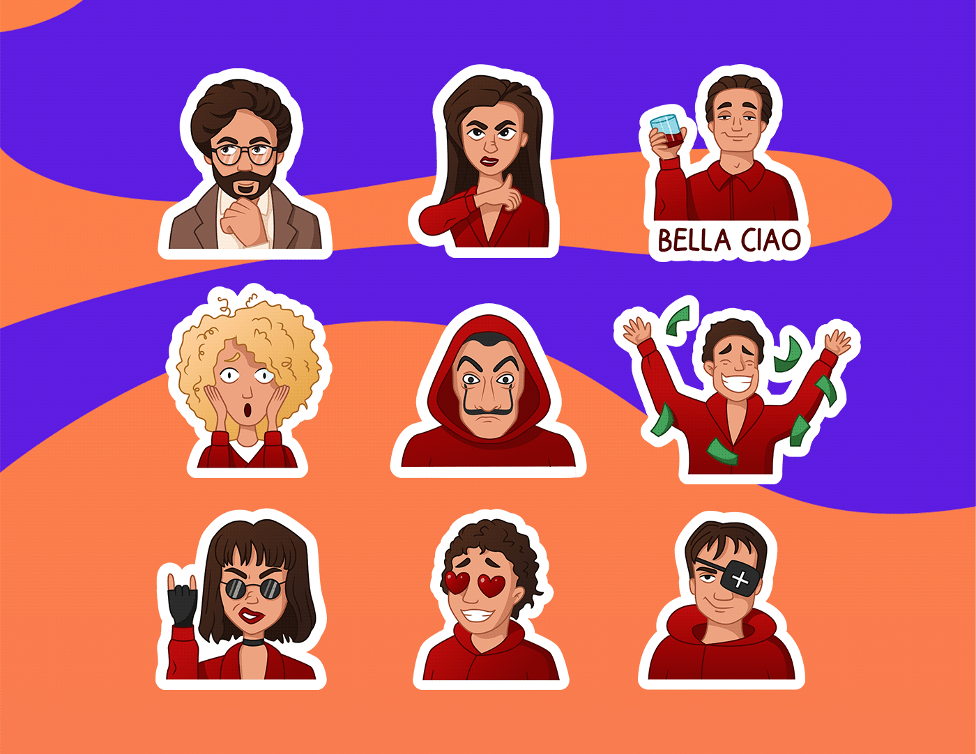 PORTFOLIO ILLUSTRATOR | stickers — Изображение №9 — Брендинг, Иллюстрация на Dprofile