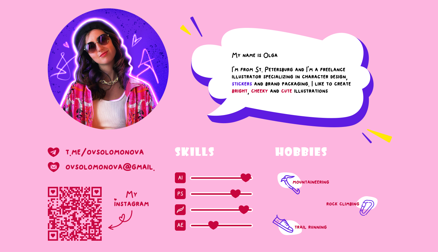 PORTFOLIO ILLUSTRATOR | stickers — Изображение №2 — Брендинг, Иллюстрация на Dprofile