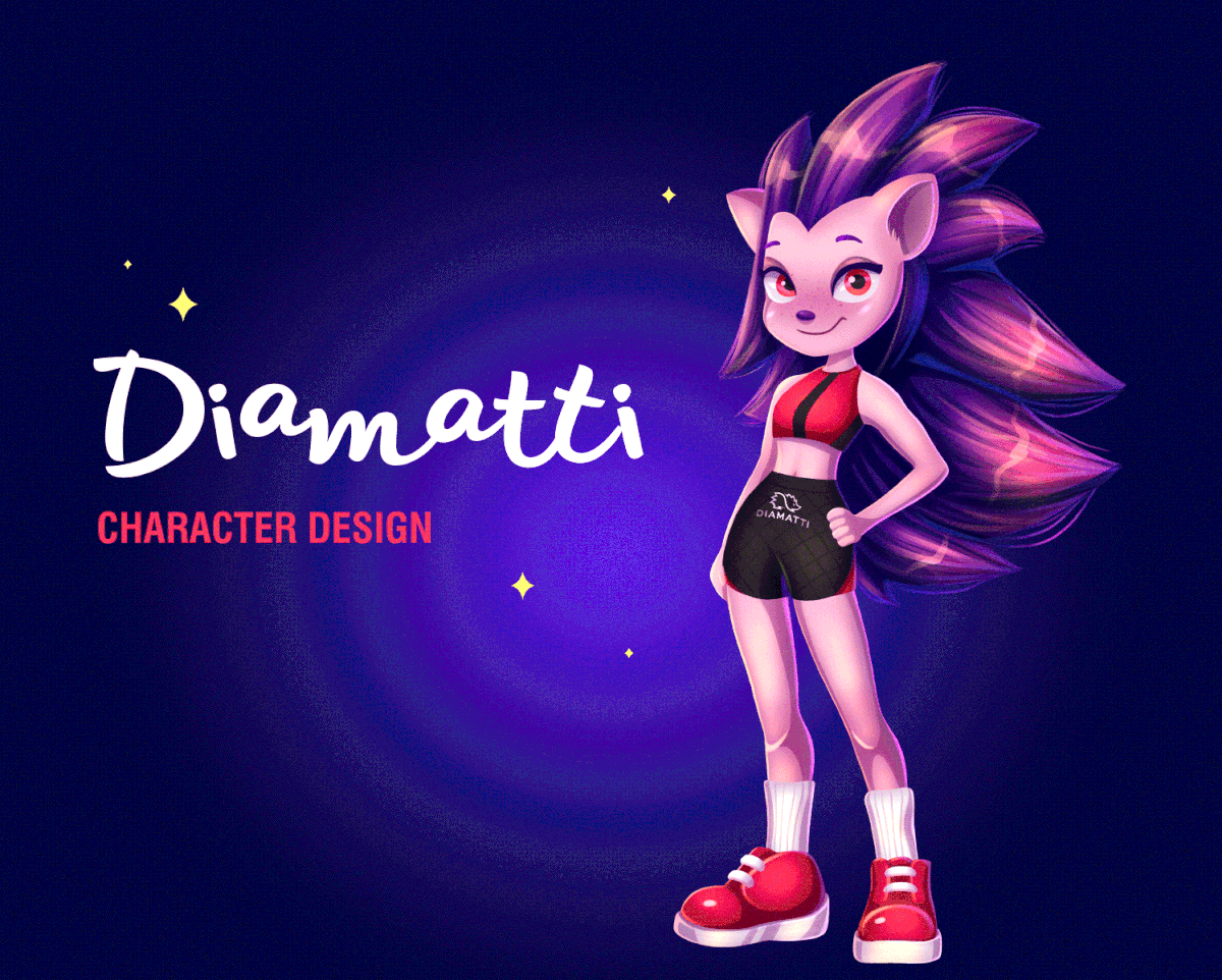 Character design for DIAMATTI — Изображение №1 — Брендинг, Иллюстрация на Dprofile