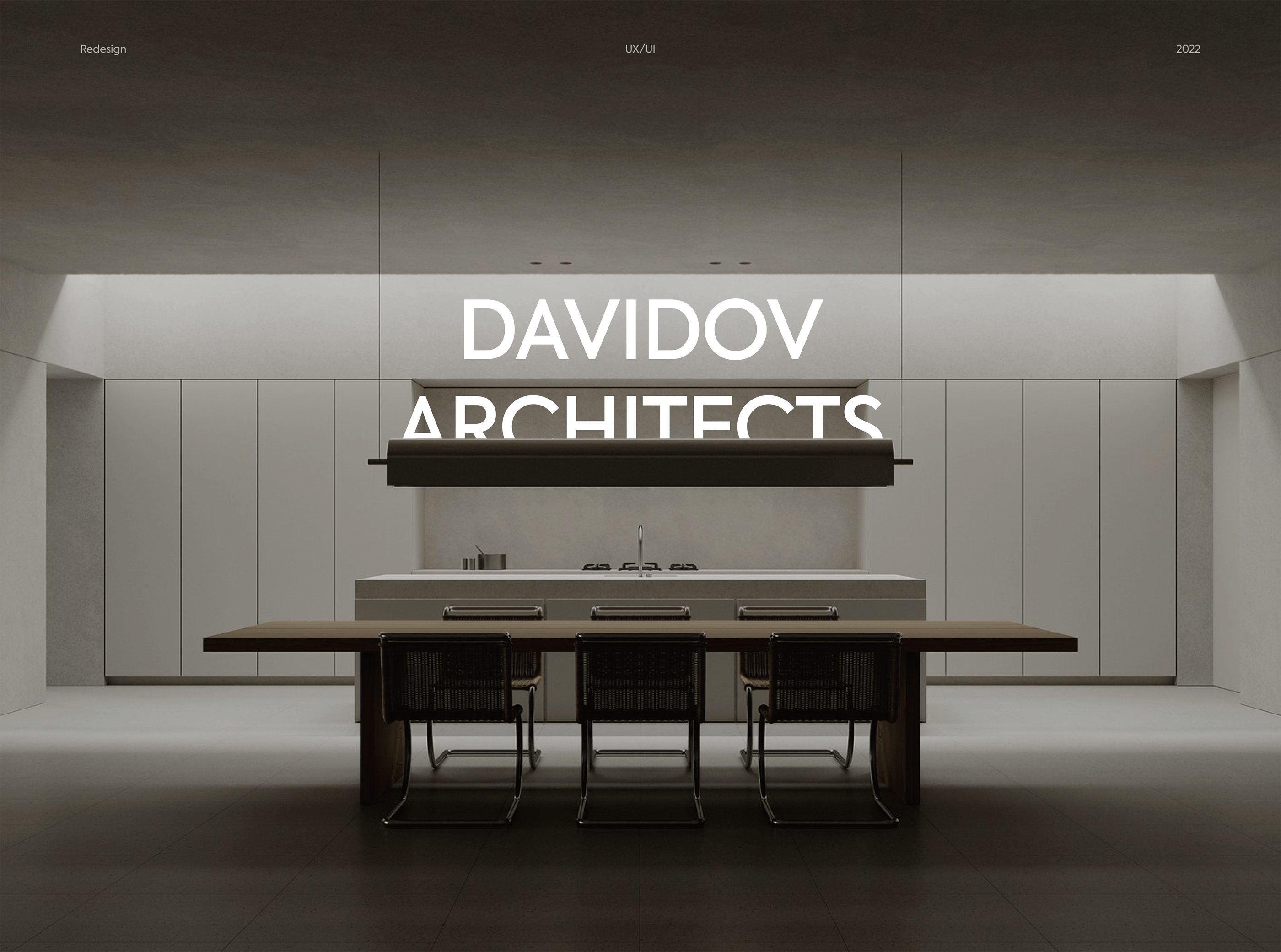 Davidov Architects | Redesign concept — Изображение №1 — Интерфейсы на Dprofile