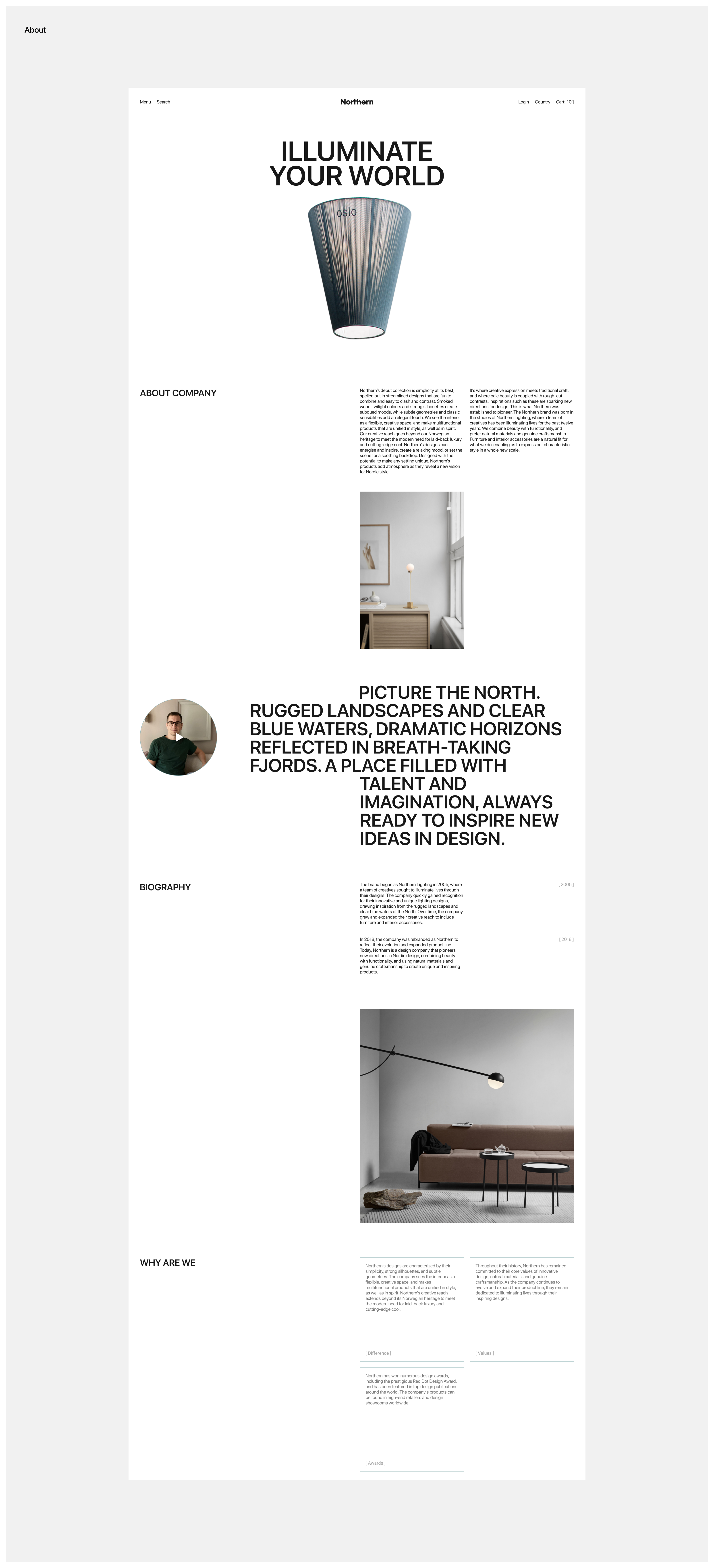 Northern — furniture store — Изображение №15 — Интерфейсы на Dprofile