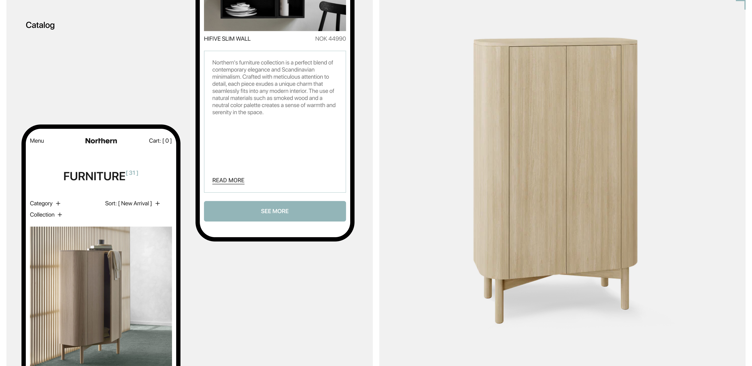 Northern — furniture store — Изображение №8 — Интерфейсы на Dprofile