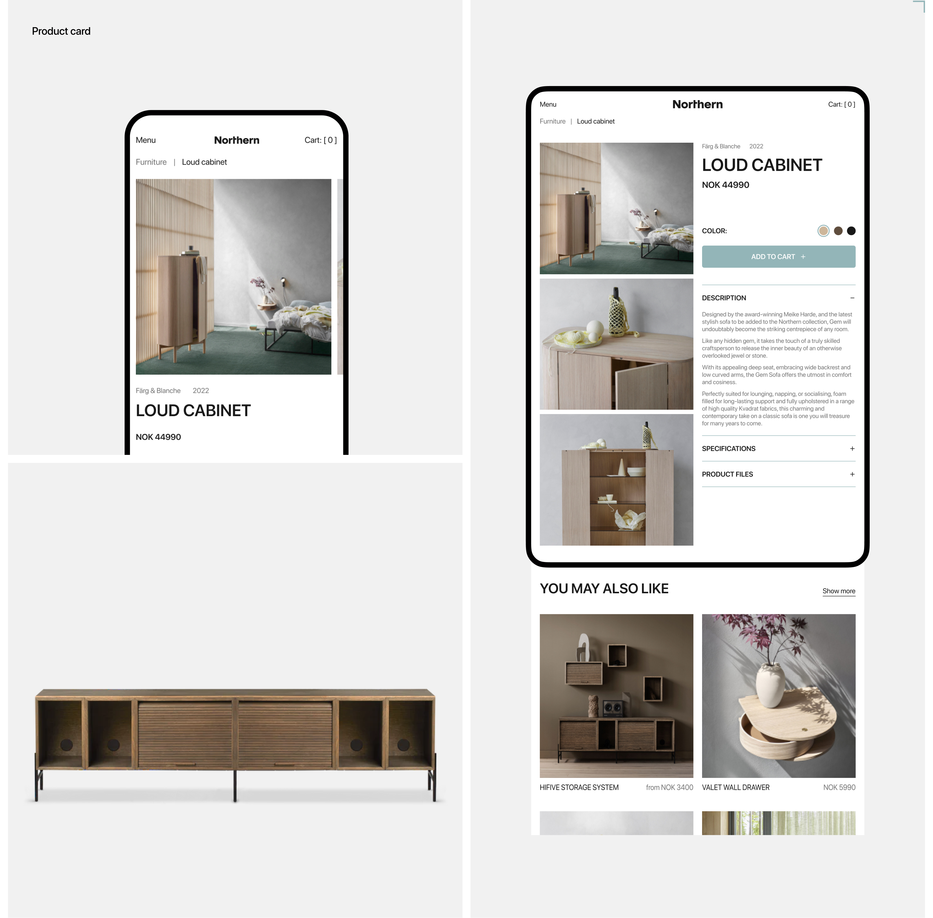 Northern — furniture store — Изображение №12 — Интерфейсы на Dprofile