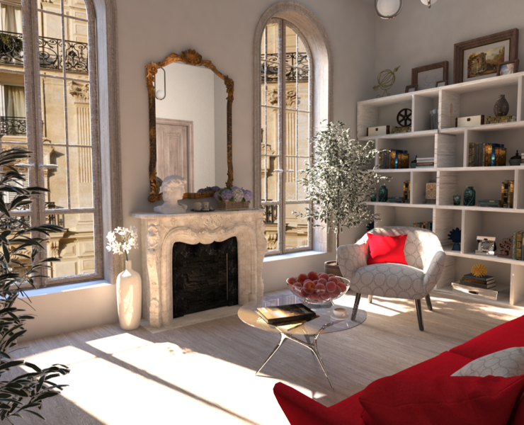 3д интерьер гостинной — 3D на Dprofile