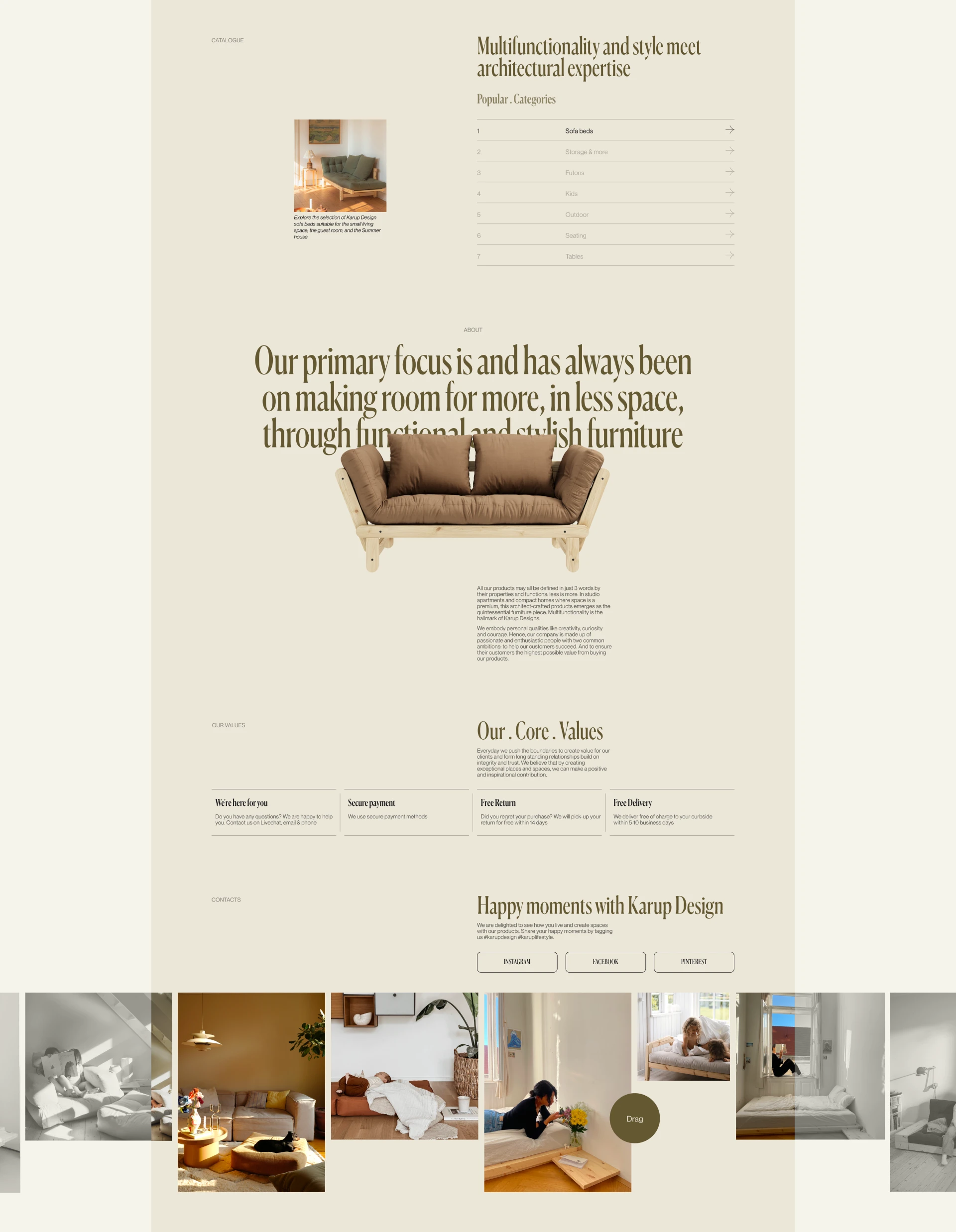 Karup Design | E-commerce website design — Изображение №3 — Интерфейсы на Dprofile