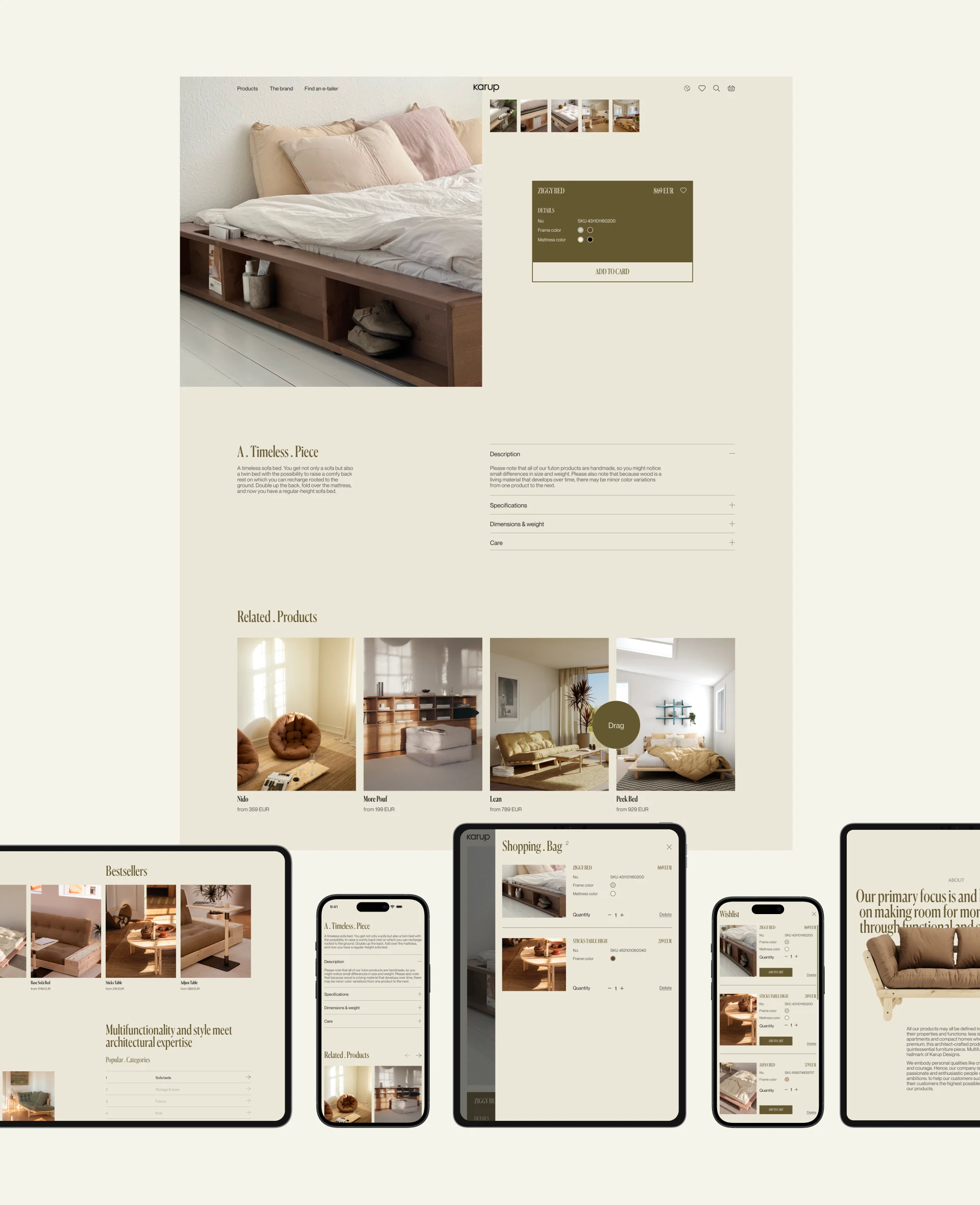 Karup Design | E-commerce website design — Изображение №7 — Интерфейсы на Dprofile