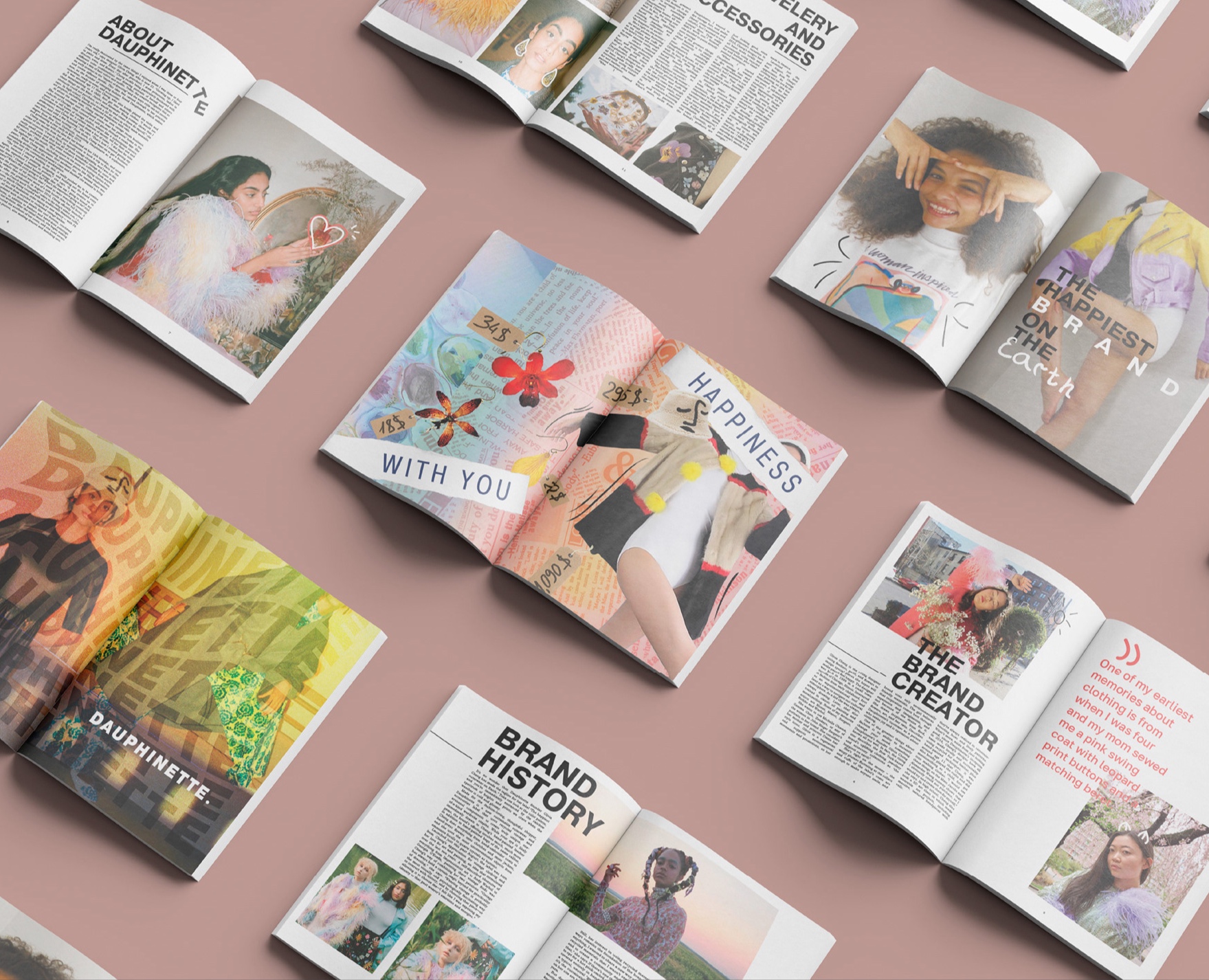 Dauphinette magazine design 2020 — Графика на Dprofile