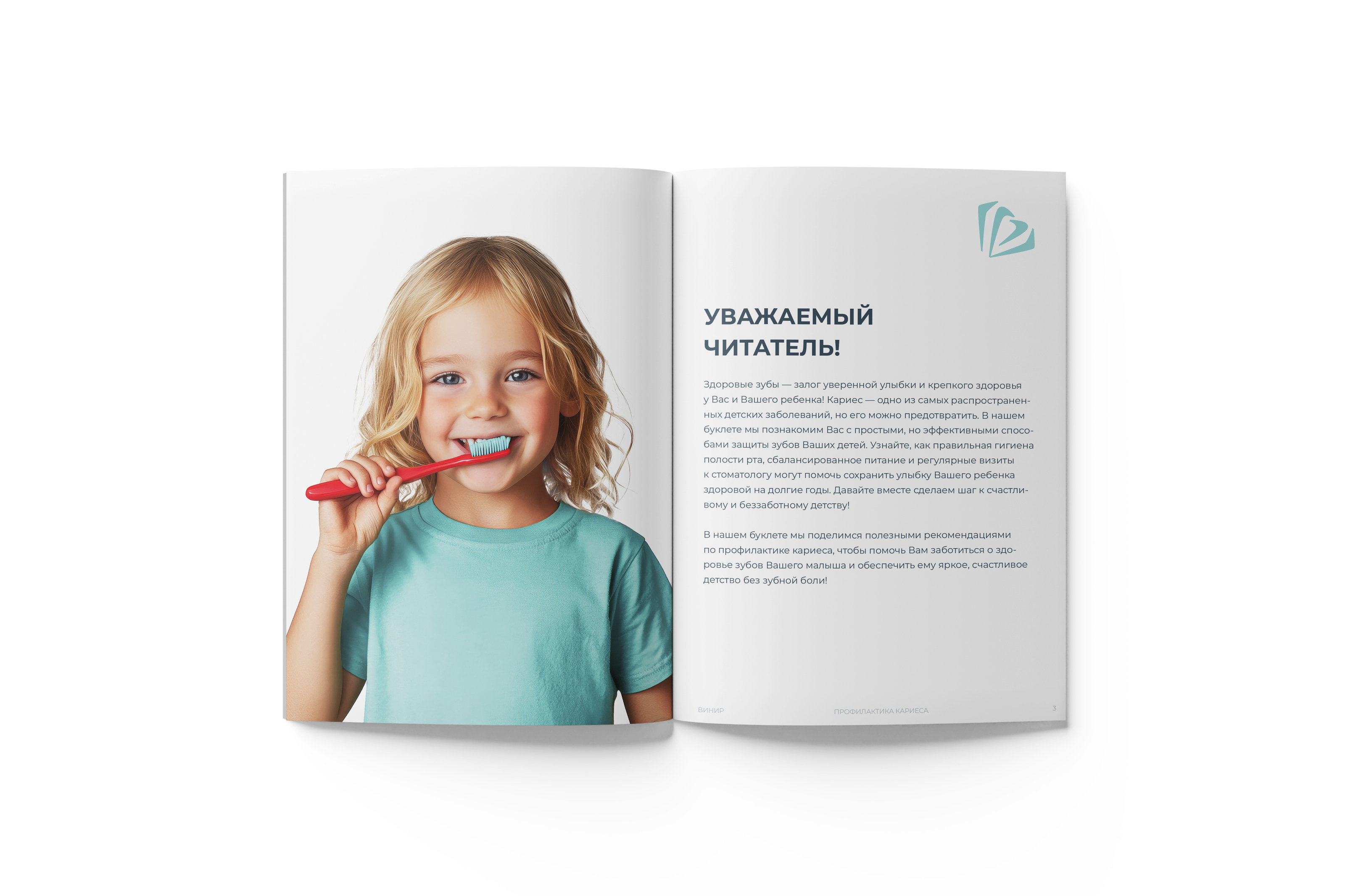 Верстка буклета для стоматологии «Винир» — Изображение №3 — Брендинг, Графика на Dprofile