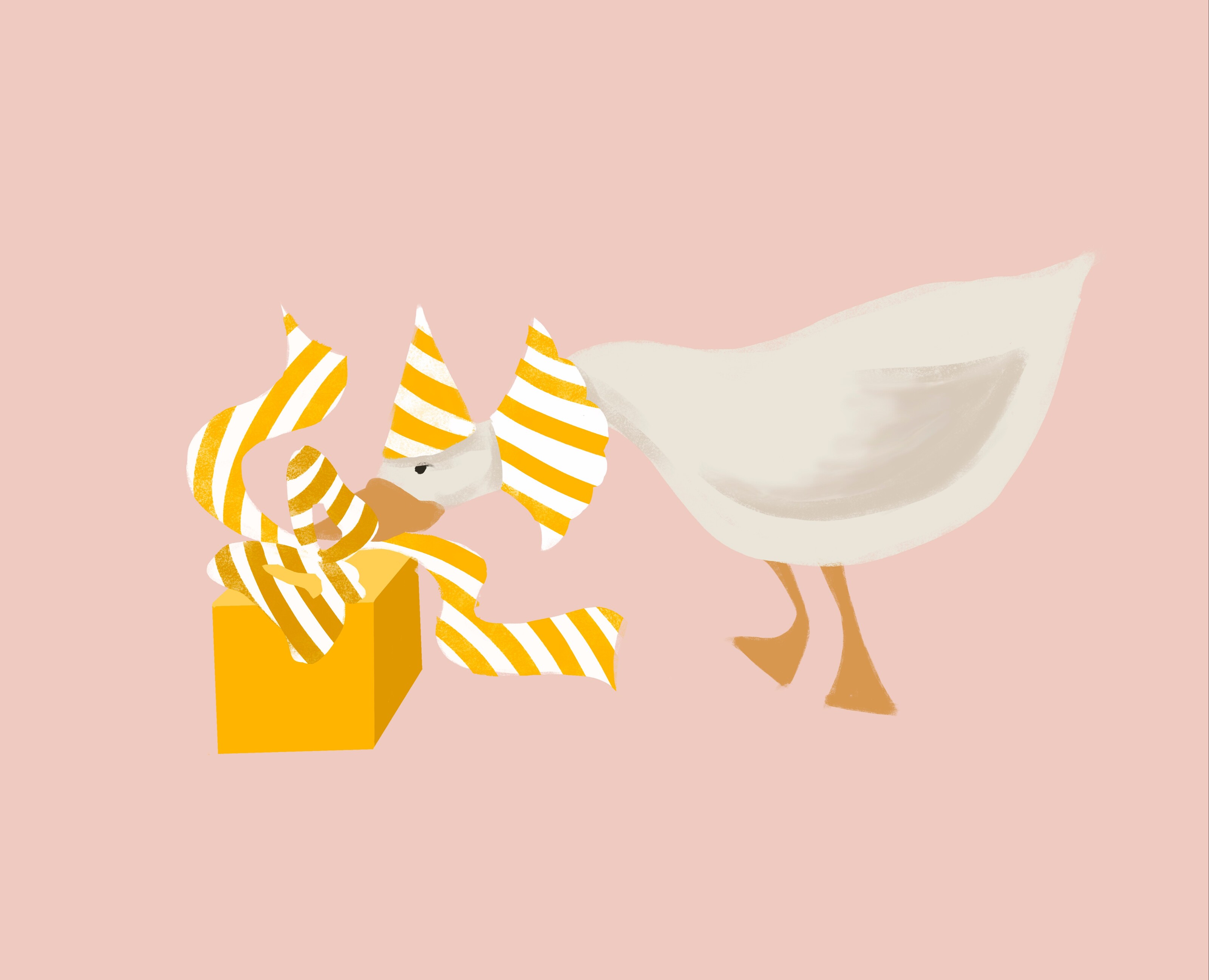 Иллюстрации с гусями — Иллюстрация, Графика на Dprofile