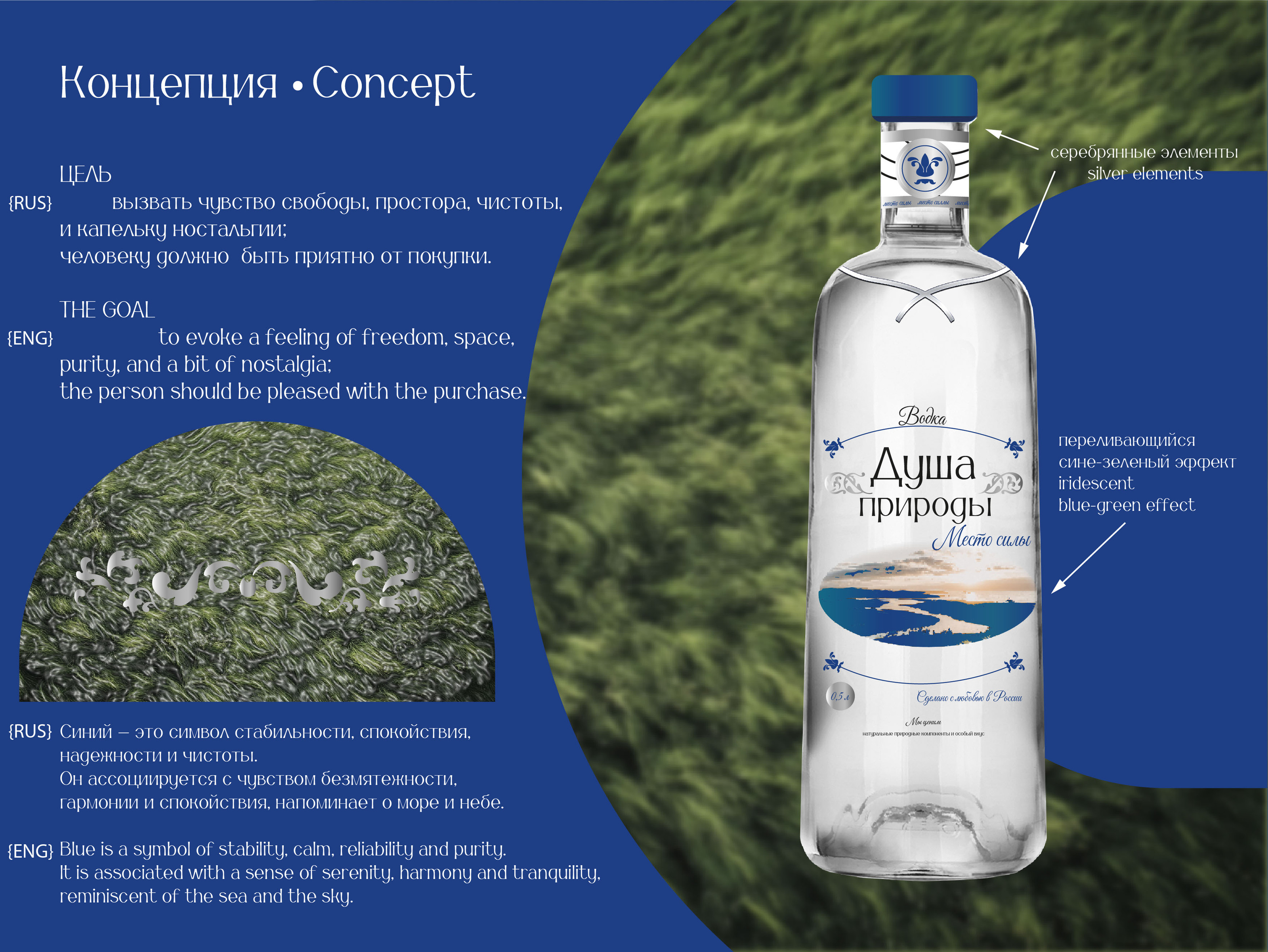 Visual concept for the vodka «Soul of Nature» — Изображение №3 — Брендинг, Графика на Dprofile