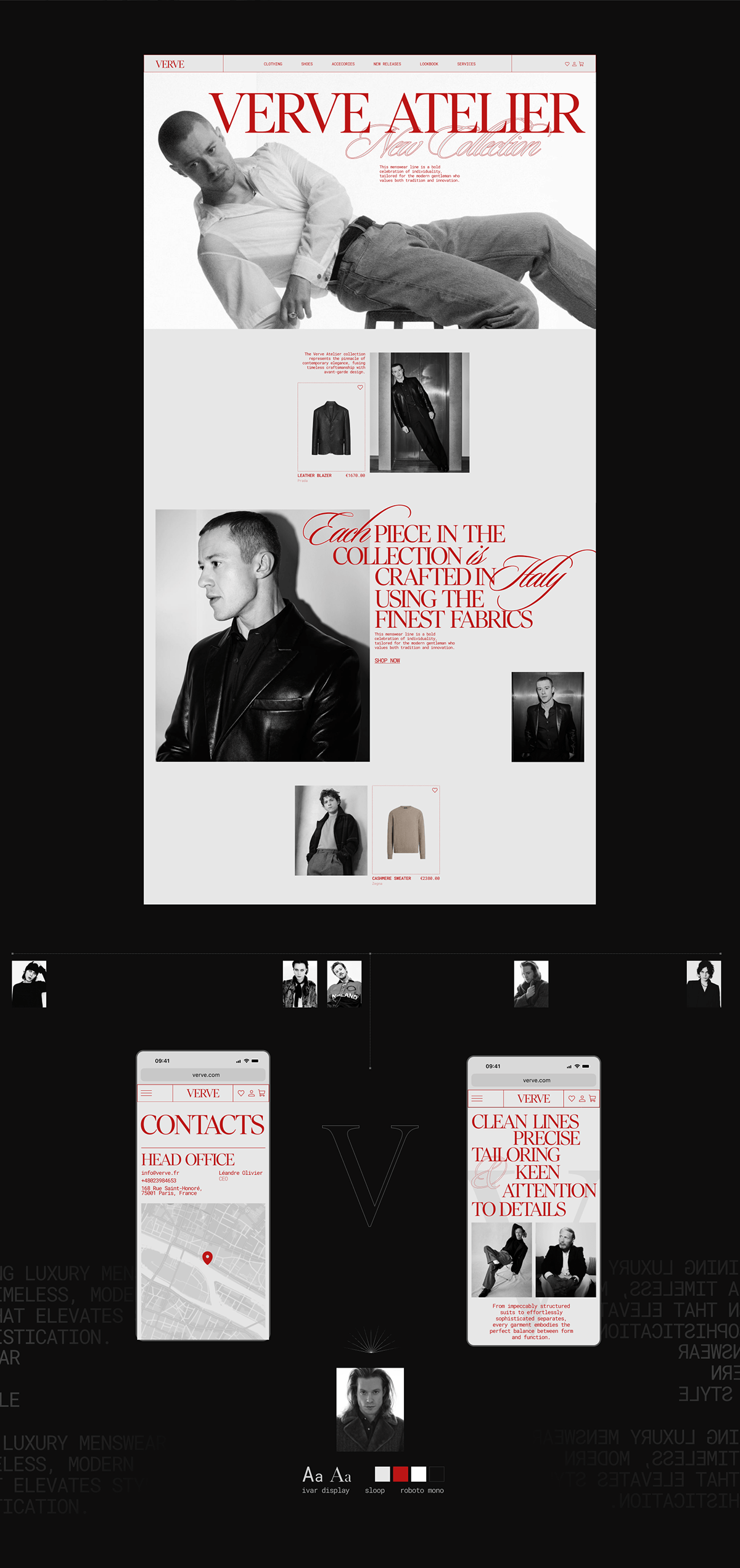 verve/e-commerce — Изображение №9 — Интерфейсы на Dprofile