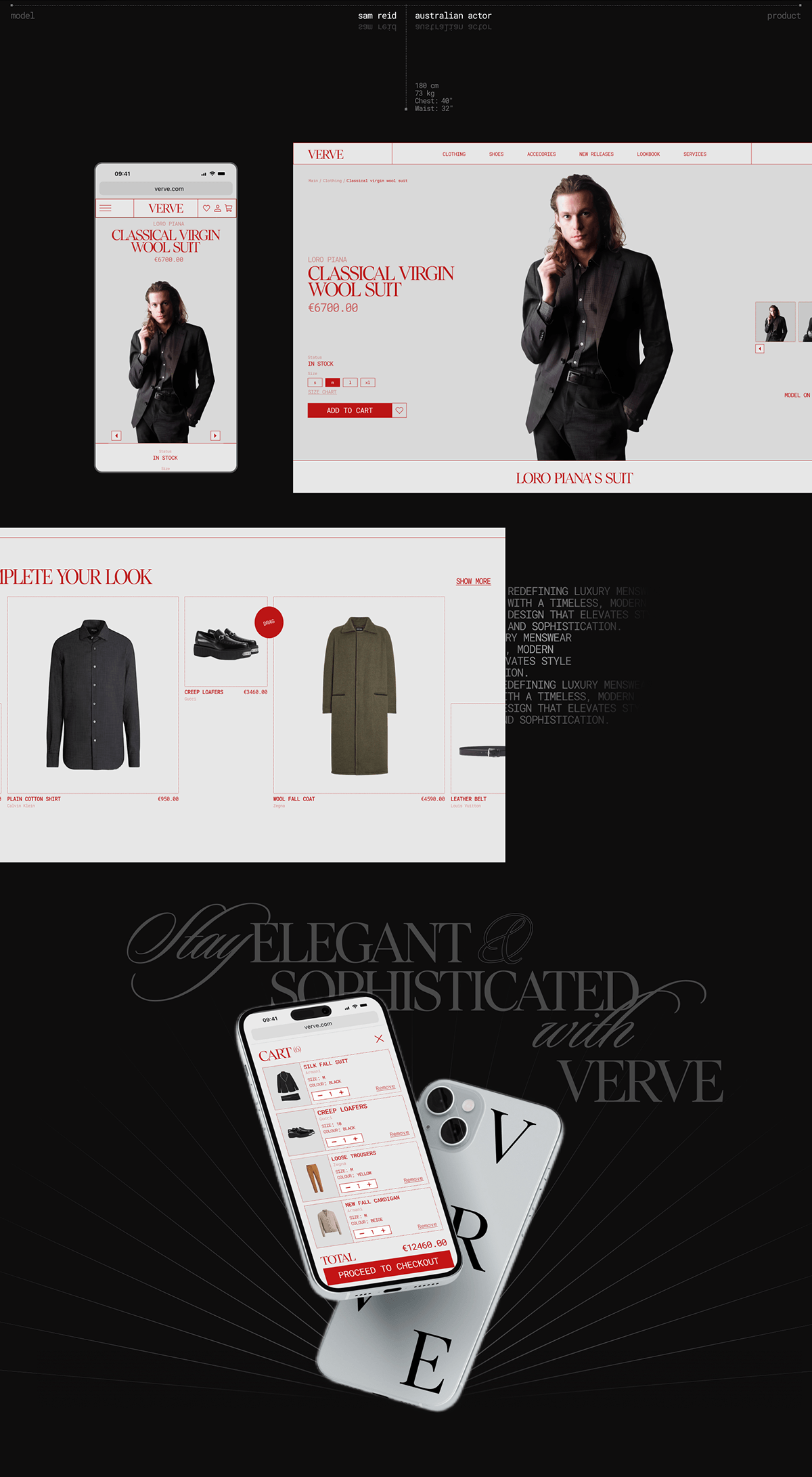 verve/e-commerce — Изображение №7 — Интерфейсы на Dprofile