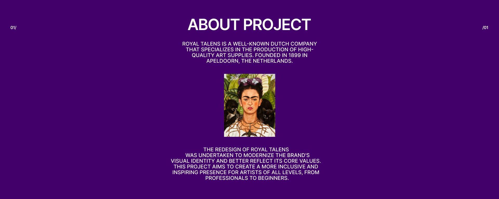 Royal Talens | Corporate website redesign — Изображение №2 — Интерфейсы, Маркетинг на Dprofile