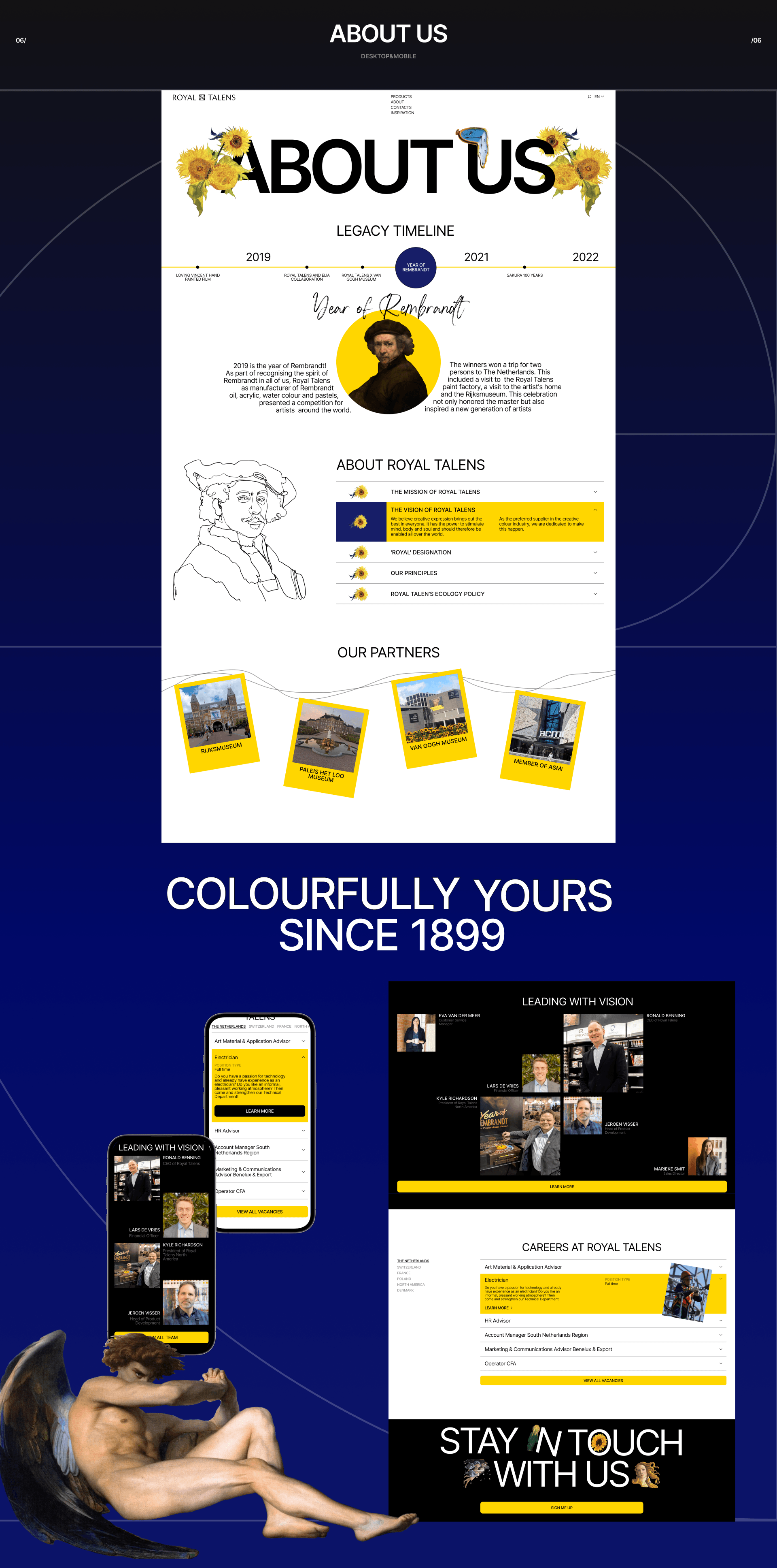 Royal Talens | Corporate website redesign — Изображение №10 — Интерфейсы, Маркетинг на Dprofile