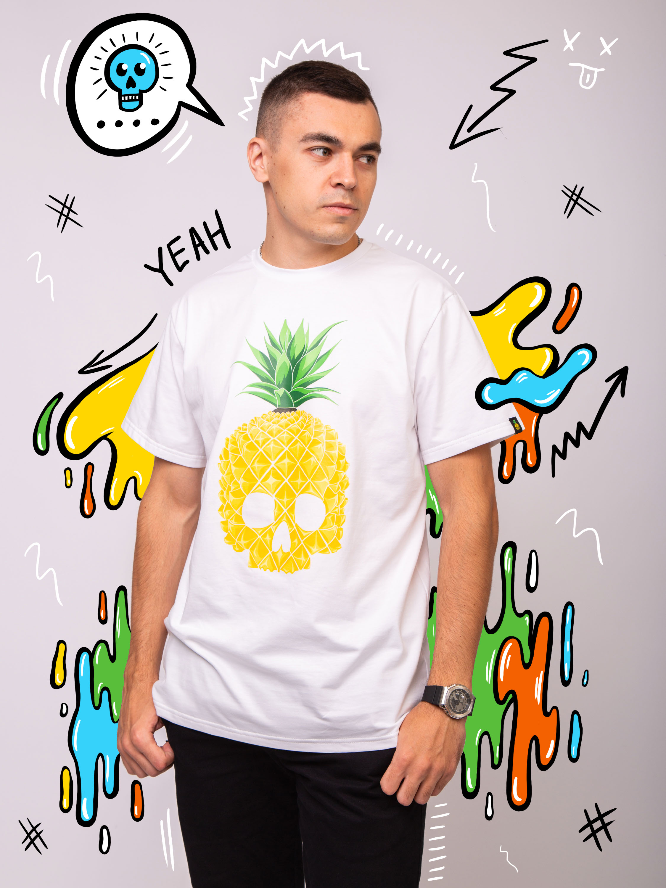 Pineapple Skull — Изображение №8 — Брендинг, Иллюстрация на Dprofile
