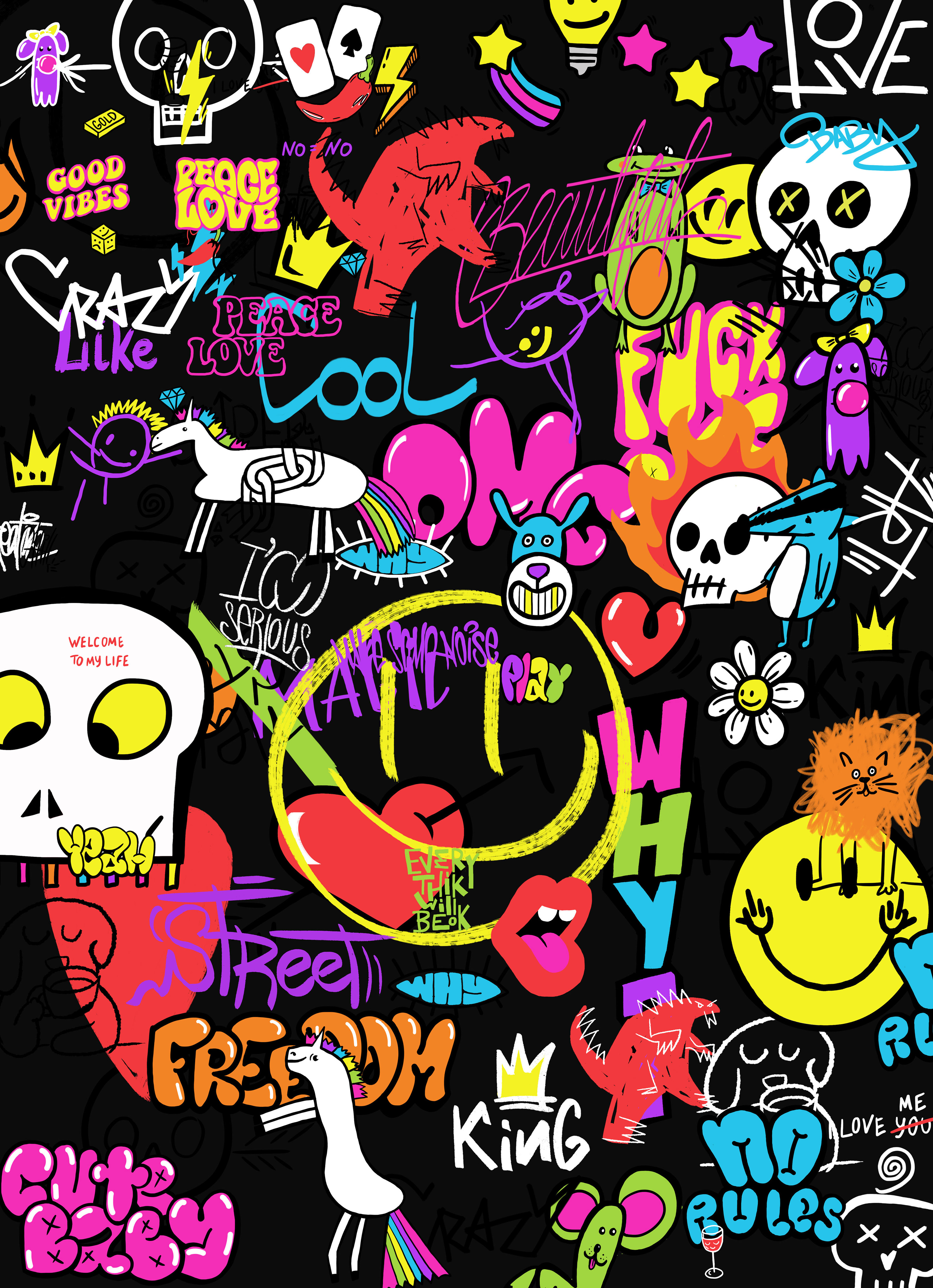 Prints for t-shirts — Изображение №3 — Брендинг, Иллюстрация на Dprofile