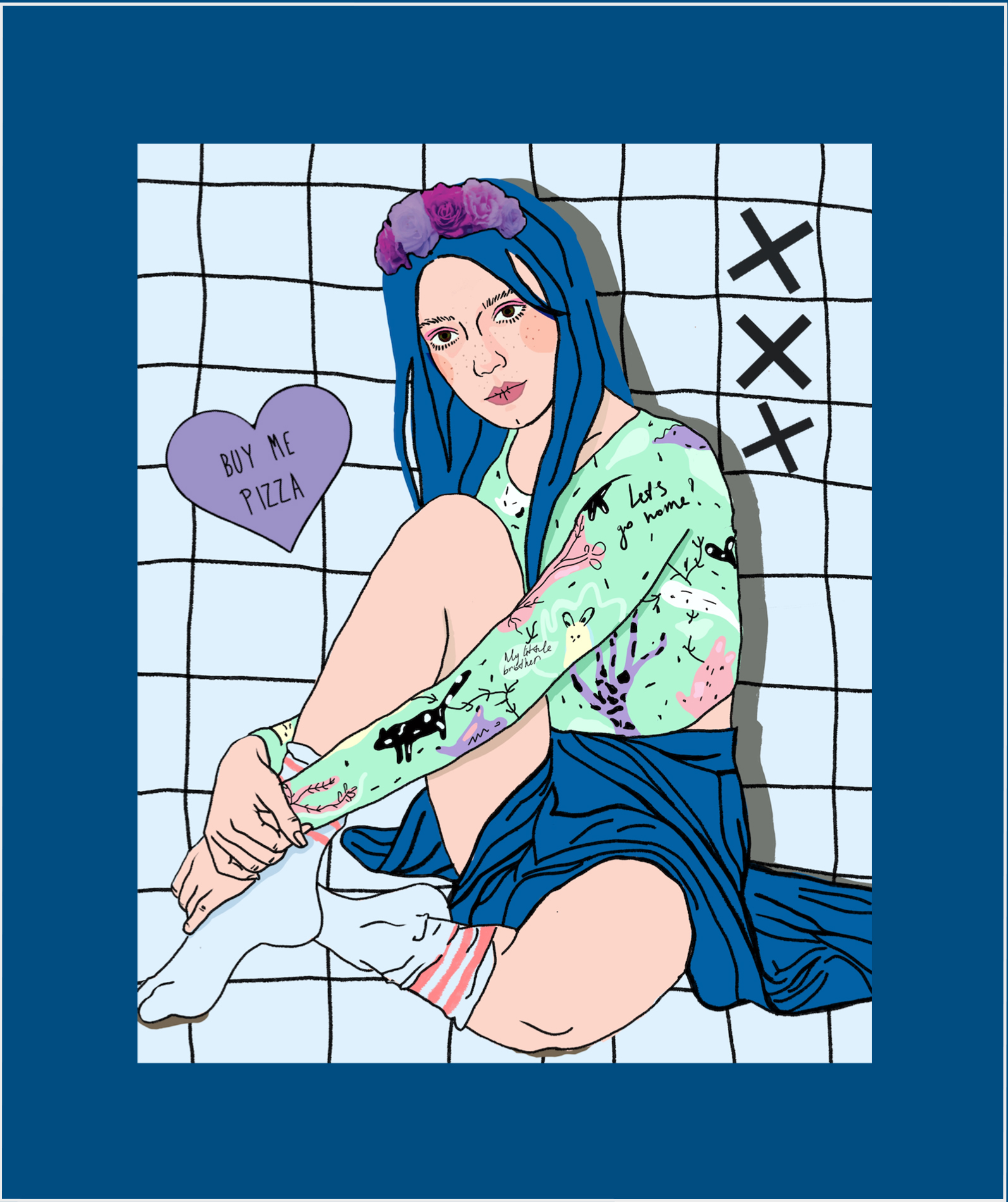 Иллюстрация для магазина сувениров “Girl Power” — Изображение №2 — Иллюстрация, Графика на Dprofile