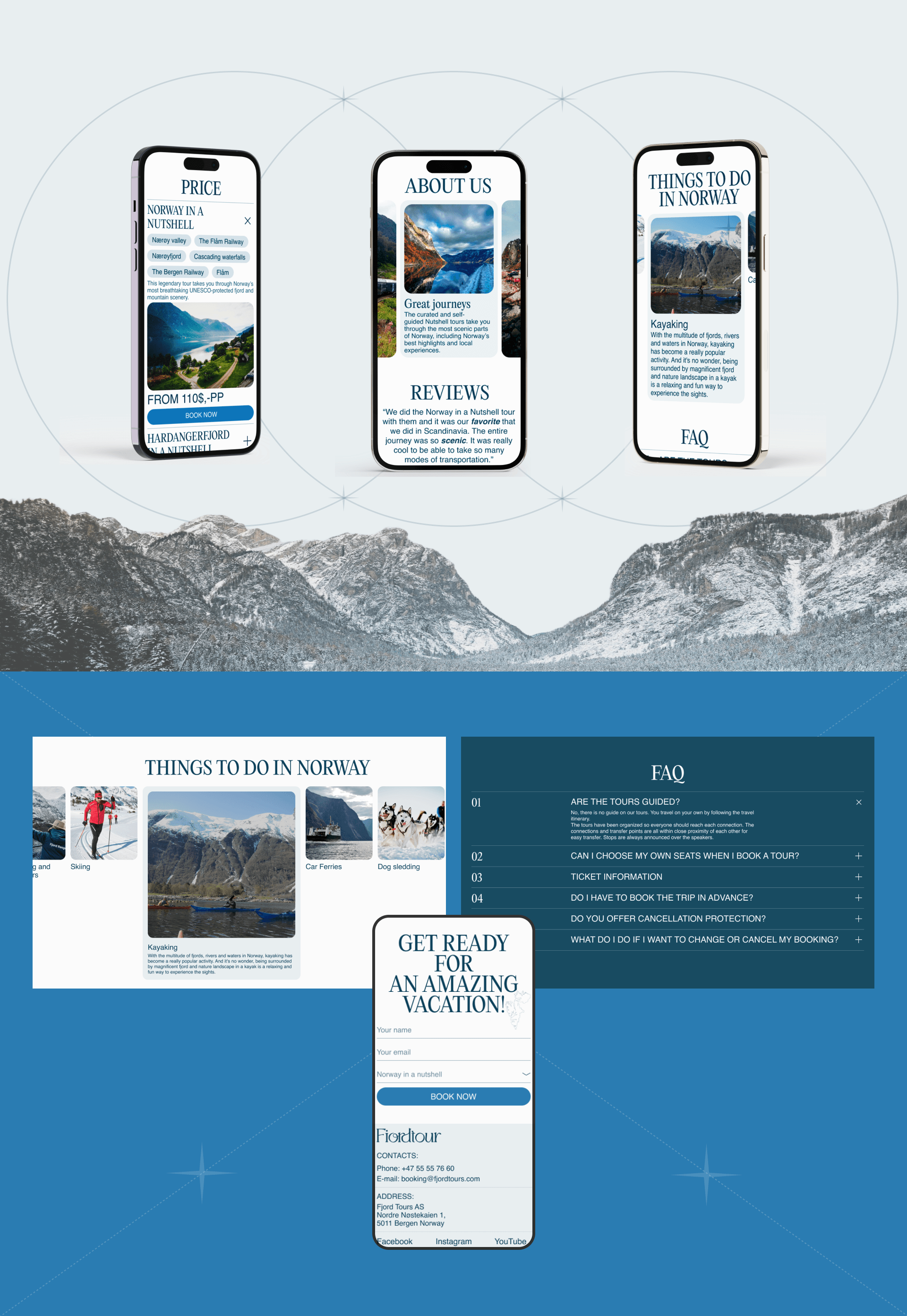 Norway in a nutshell // Landing Page — Изображение №4 — Интерфейсы, Графика на Dprofile