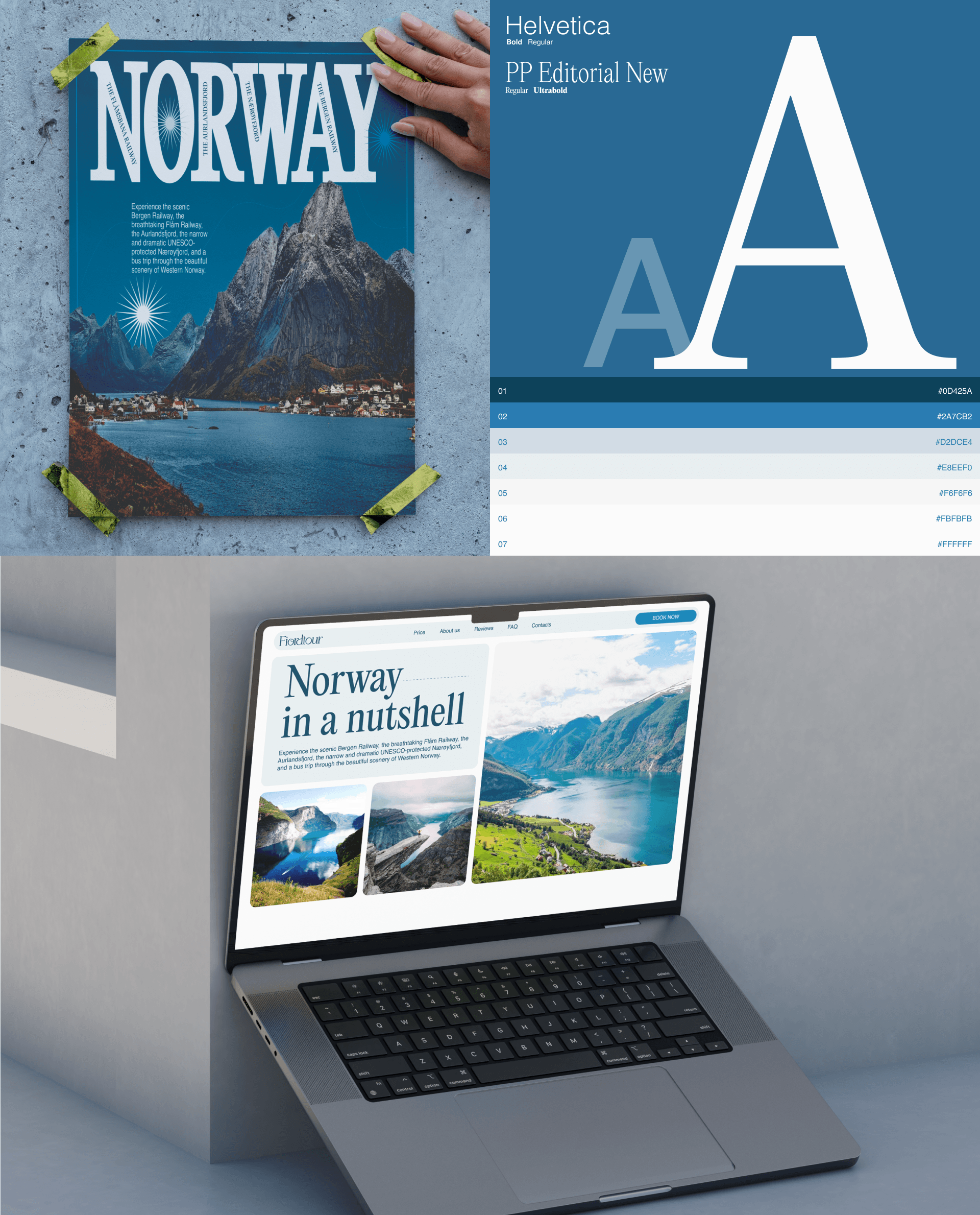 Norway in a nutshell // Landing Page — Изображение №3 — Интерфейсы, Графика на Dprofile
