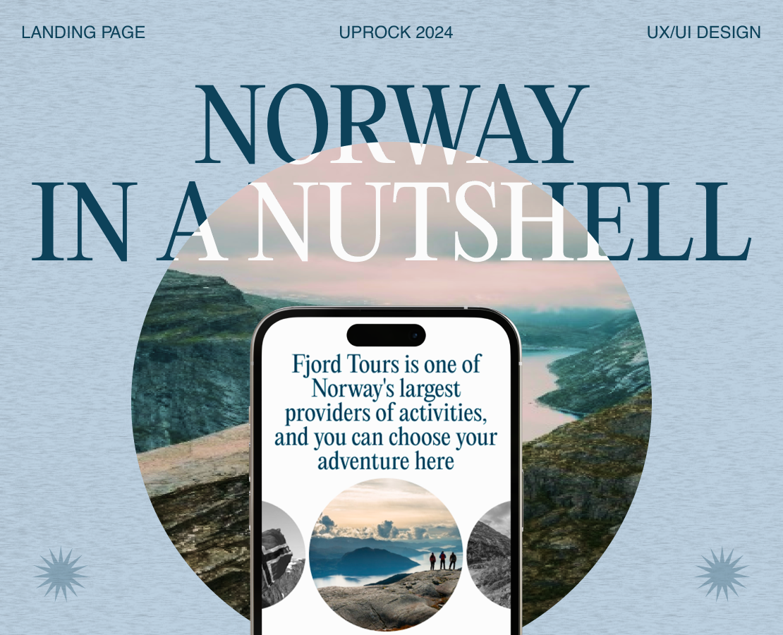 Norway in a nutshell // Landing Page — Интерфейсы, Графика на Dprofile