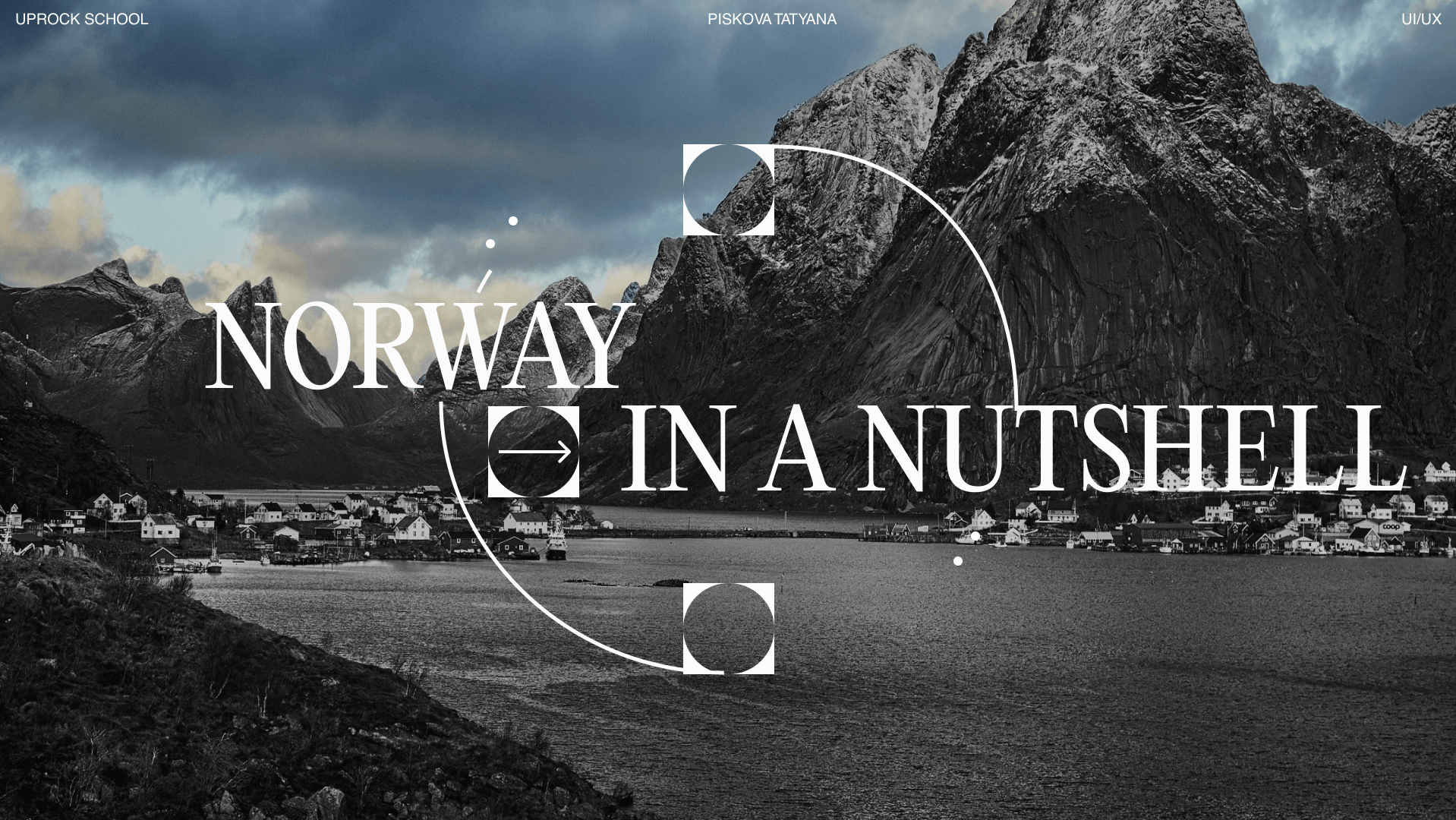 Norway in a nutshell // Landing Page — Изображение №1 — Интерфейсы, Графика на Dprofile
