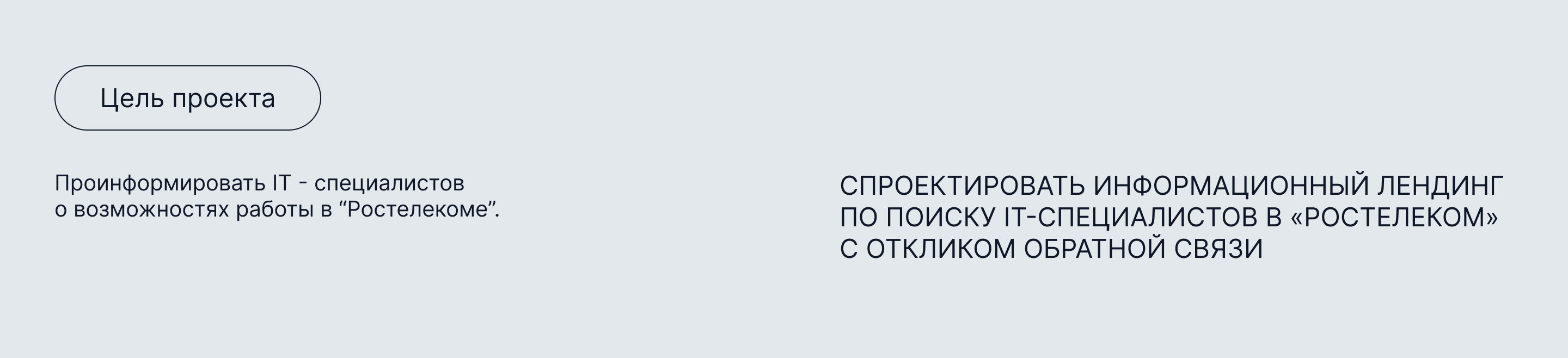 Ростелеком. Лендинг по поиску IT-специалистов — Изображение №4 — Интерфейсы на Dprofile