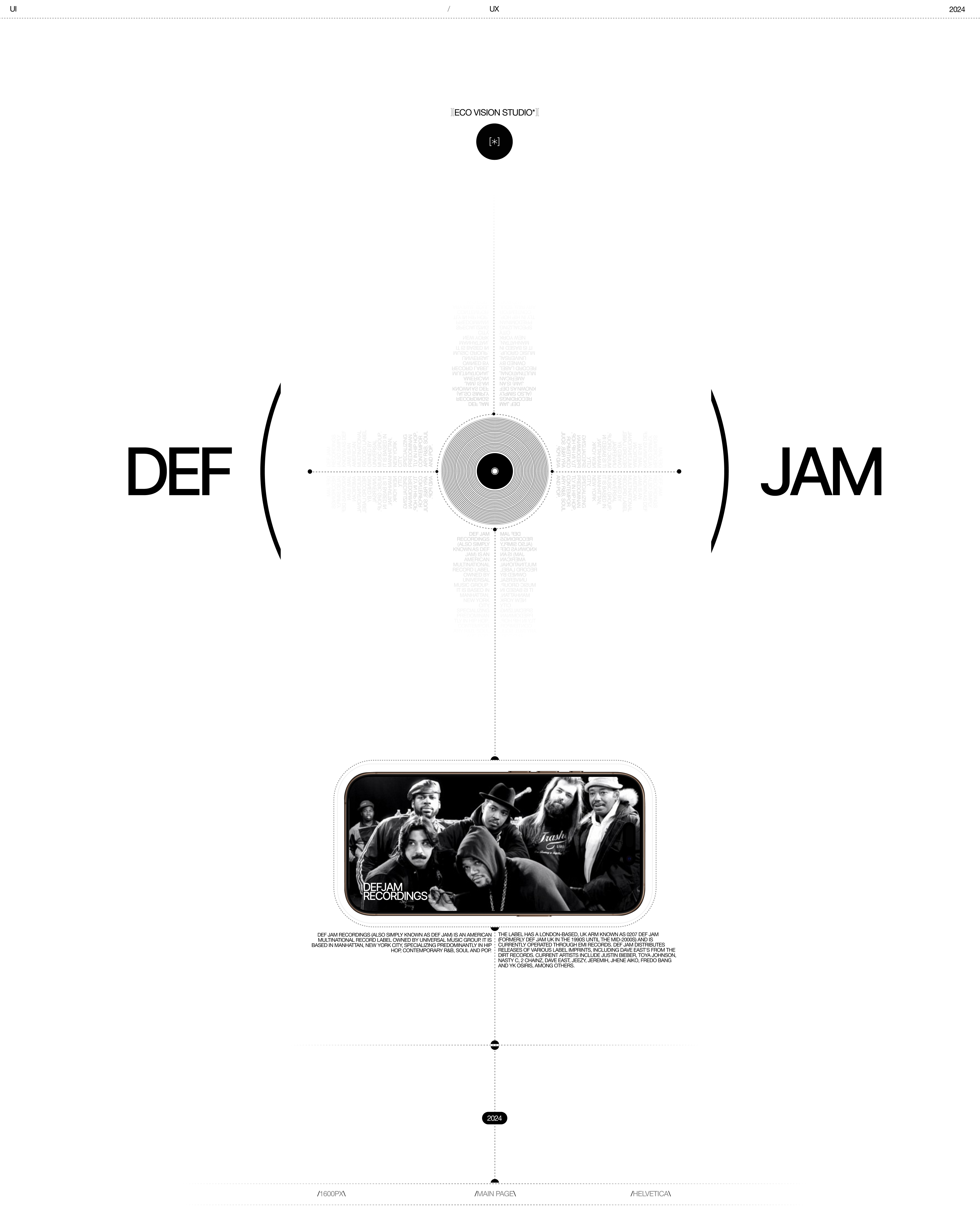 DEF JAM | Music Label Web Site & Branding — Изображение №1 — Интерфейсы, Брендинг на Dprofile