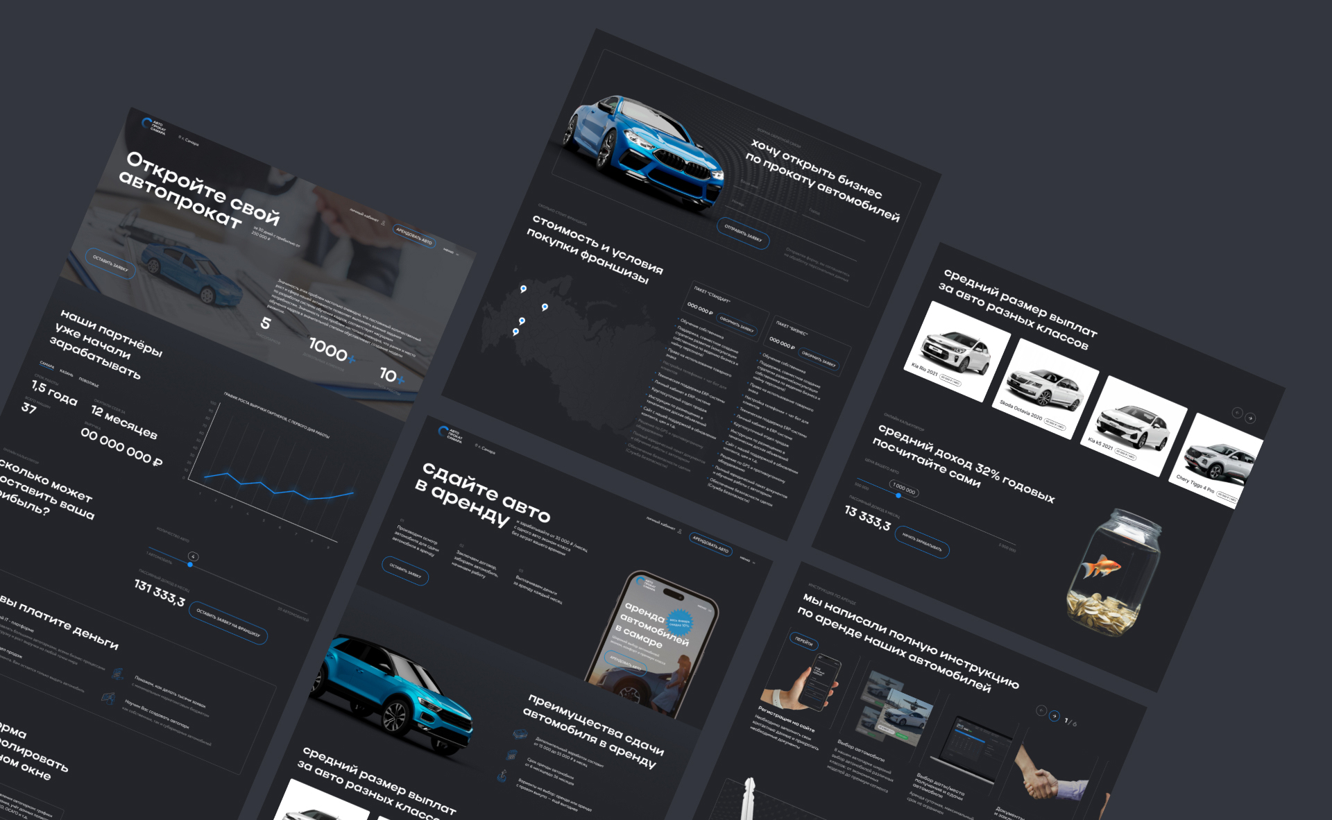 Дизайн сайта для проката автомобилей — Изображение №8 — Интерфейсы на Dprofile