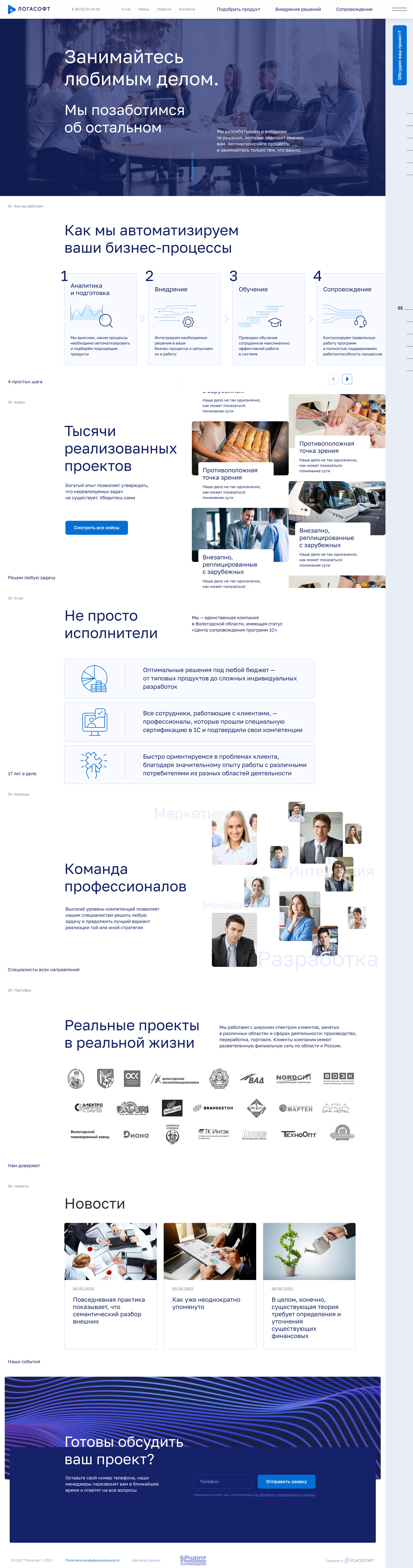 Дизайн логотипа и сайта «Логасофт» — Изображение №6 — Интерфейсы, Брендинг на Dprofile