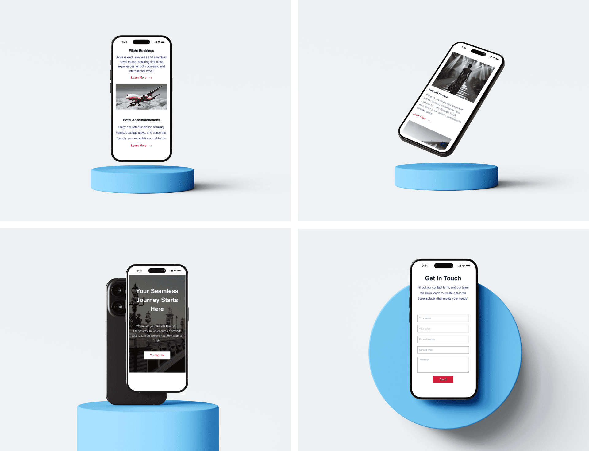 Редизайн вебсайта Frenchway Travel — Изображение №12 — Интерфейсы, Брендинг на Dprofile