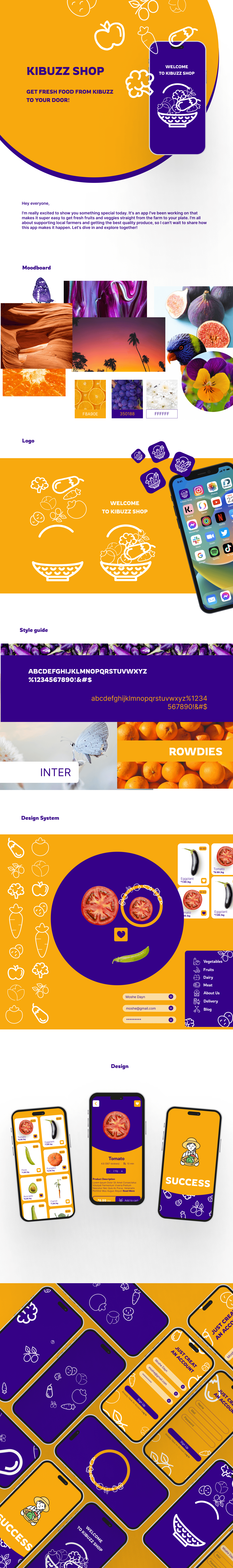 Kibuzz Shop App: Дизайн UX/UI — Изображение №1 — Интерфейсы на Dprofile