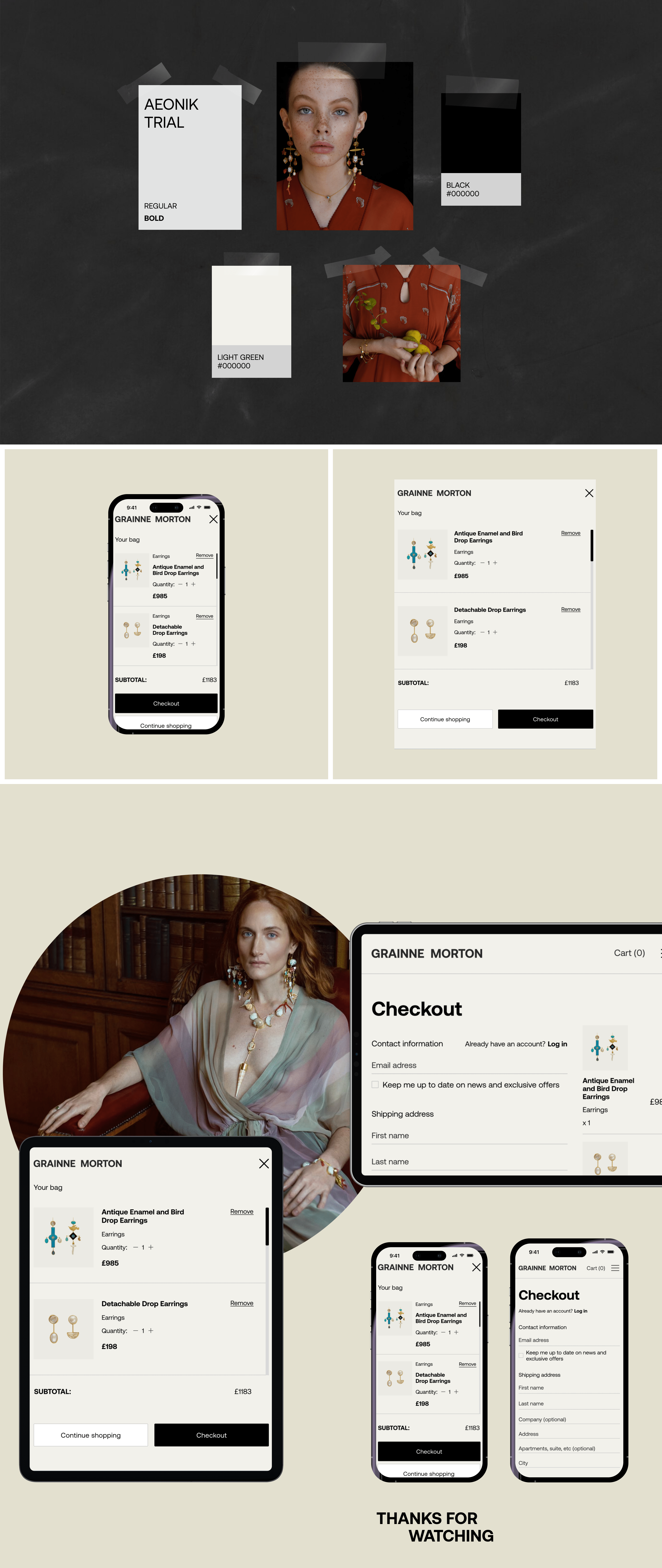 GRAINNE MORTON | Jewelry Website — Изображение №7 — Интерфейсы на Dprofile