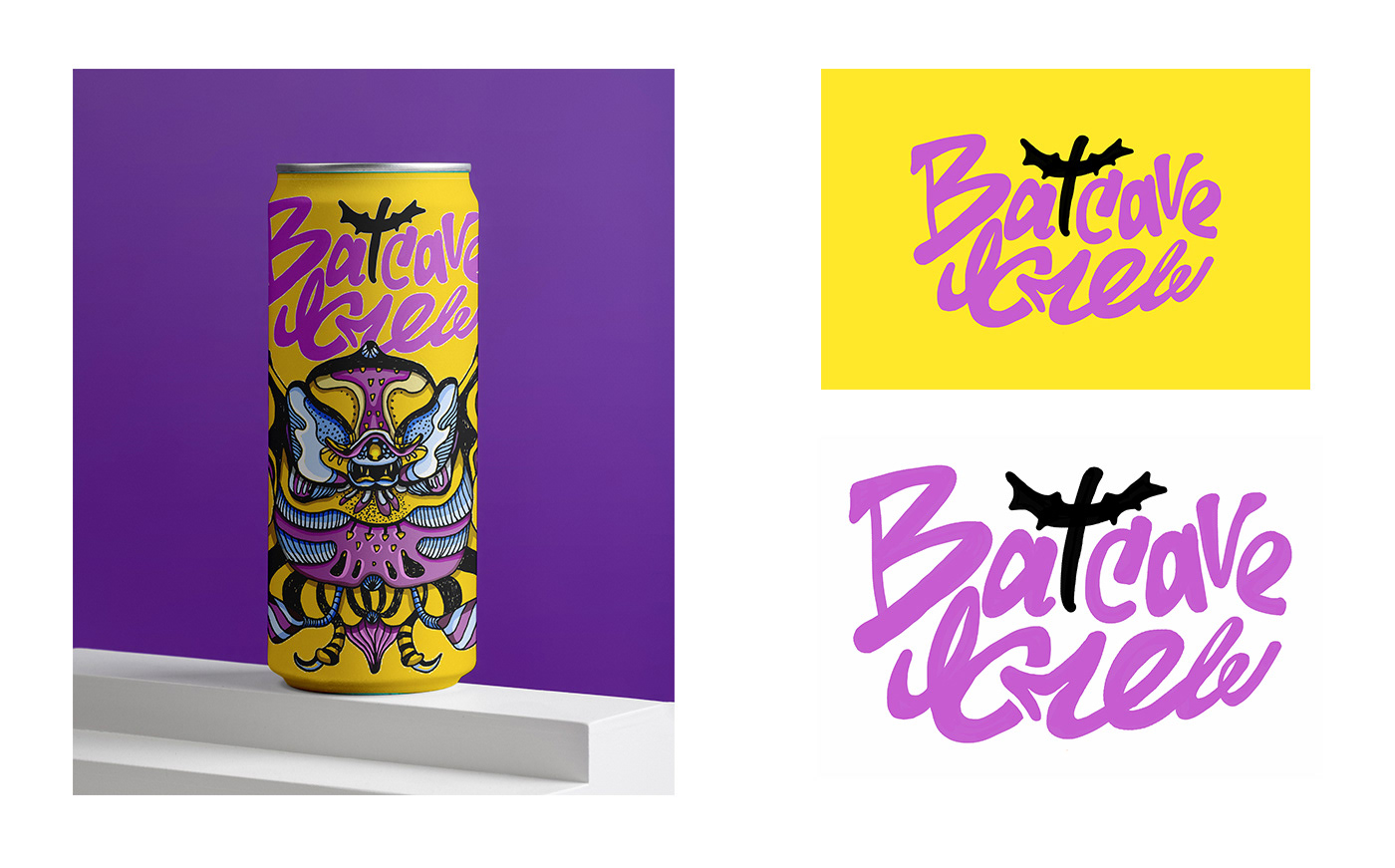 Batcave brew крафт - дизайн, леттеринг и иллюстрации — Изображение №1 — Брендинг, Иллюстрация на Dprofile