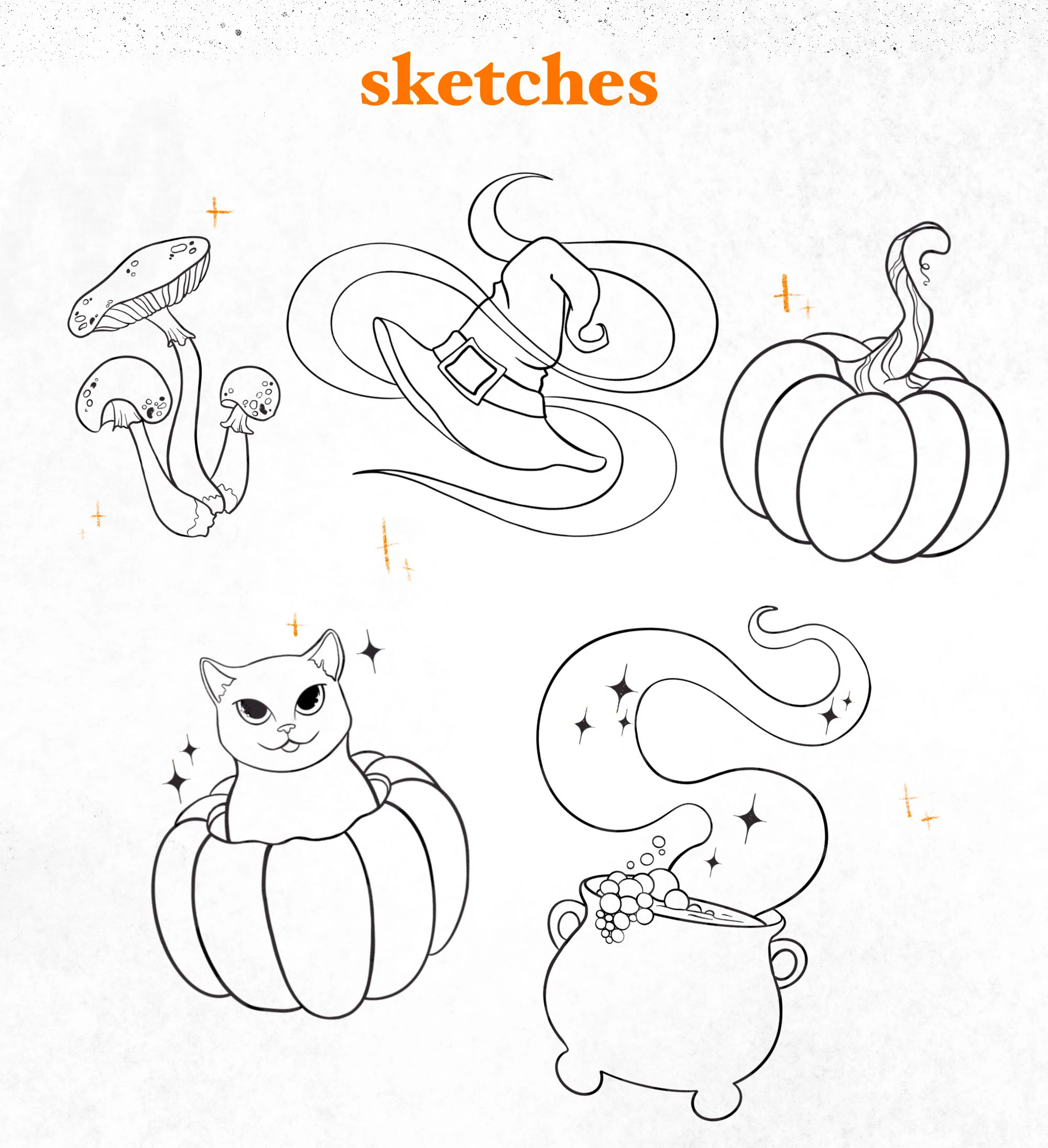 Halloween ILLUSTRATIONS & STICKERS — Изображение №2 — Брендинг, Иллюстрация на Dprofile