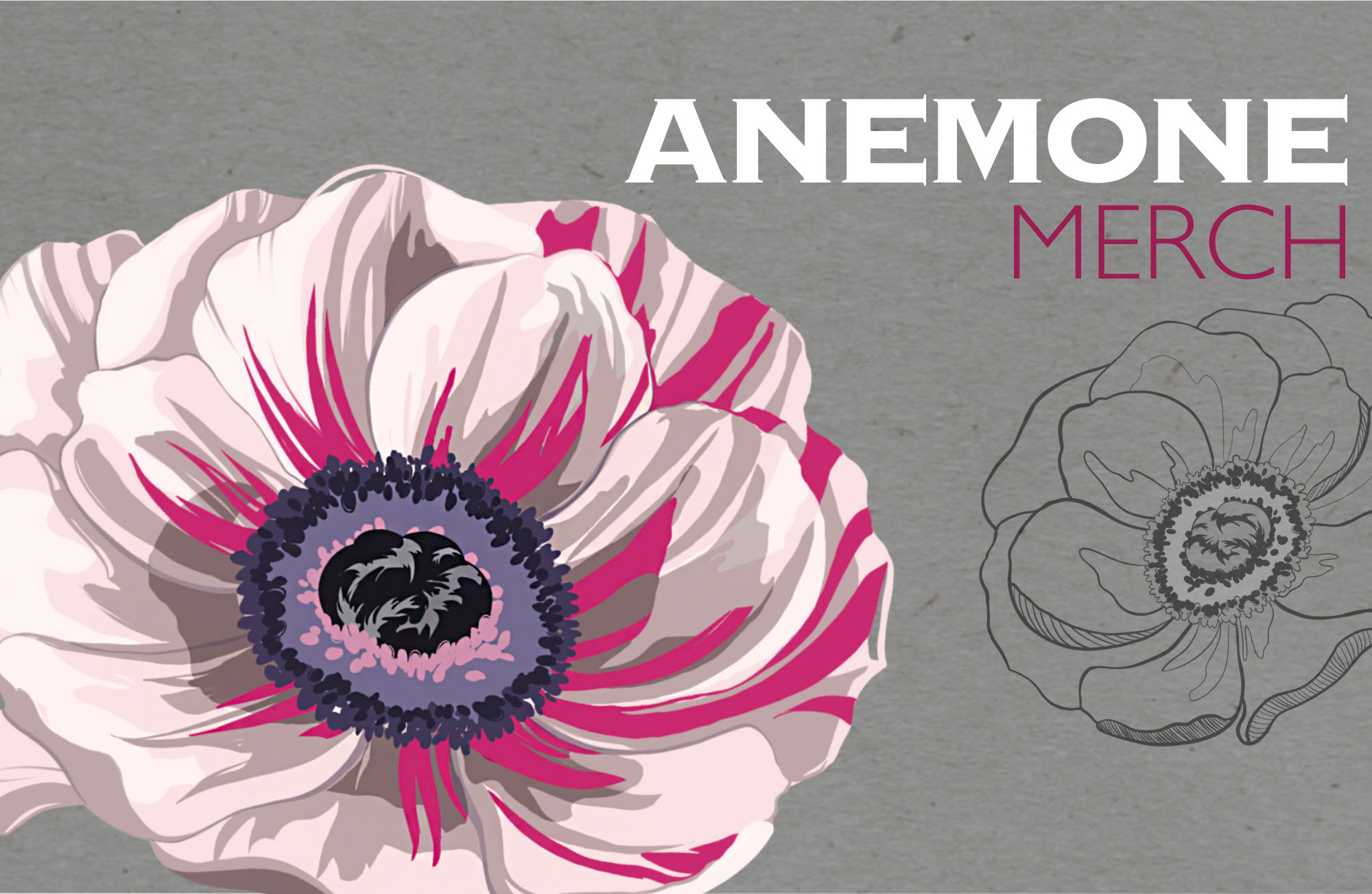 Мерч ANEMONE — Изображение №1 — Брендинг, Иллюстрация на Dprofile